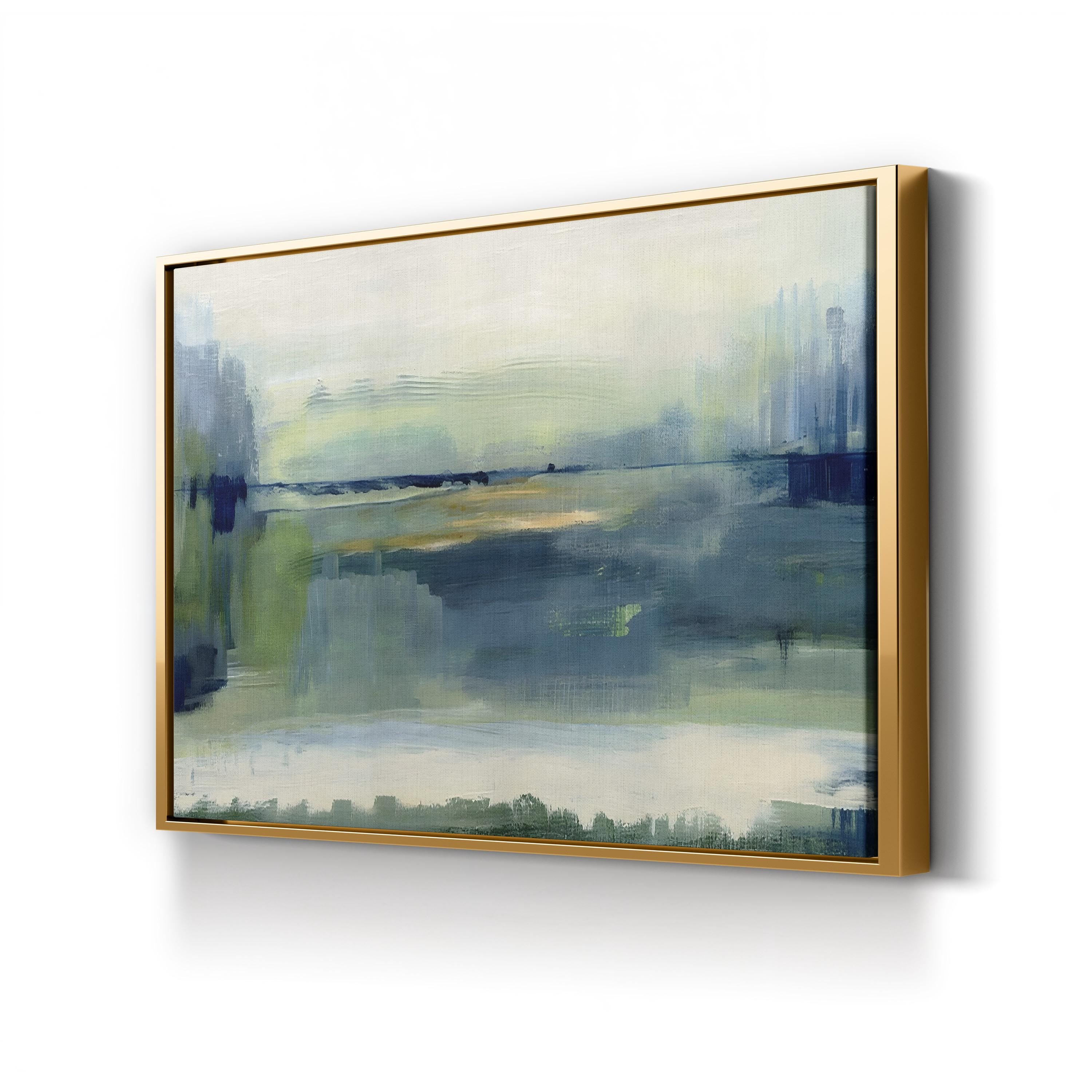 Glistening Meadow by Susan Jill canvas print in Gold Framed canvas