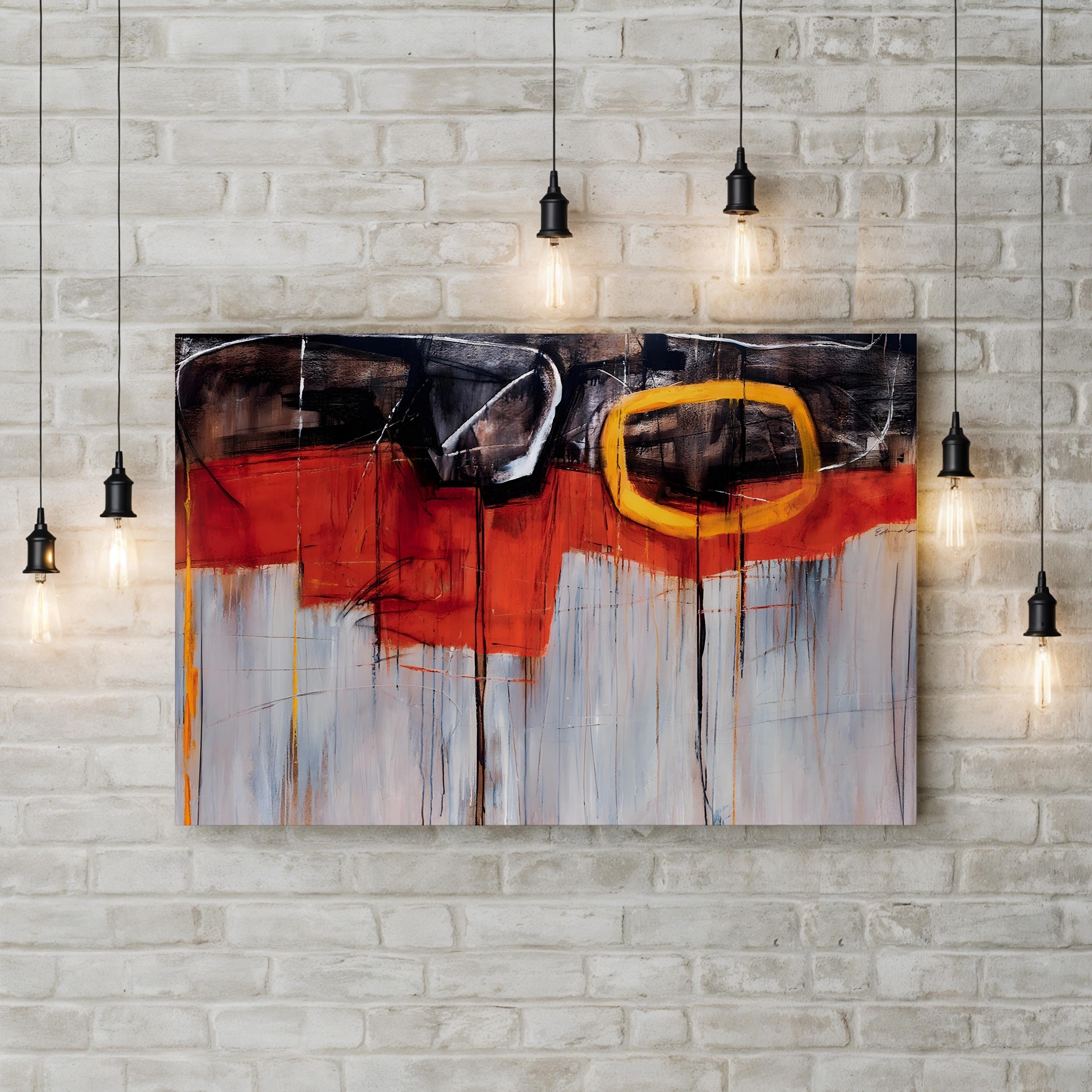 Golden Rule Wall Art | Contemporary Abstract Canvas by Sydney Edmunds