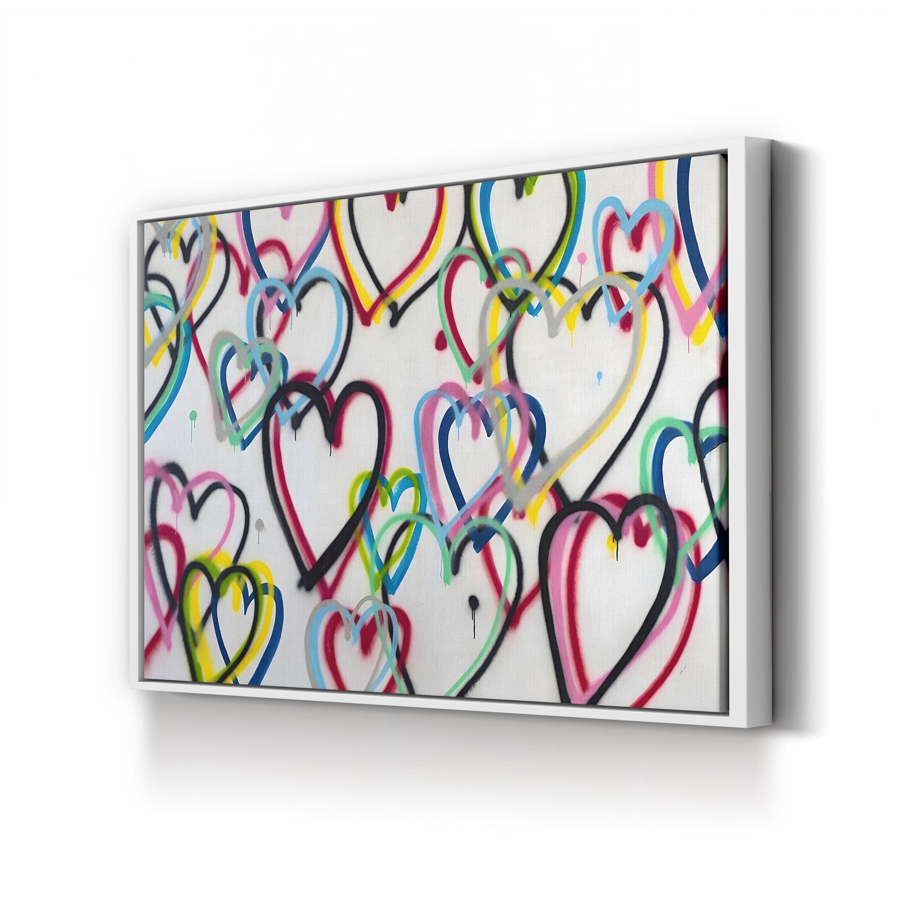 Soul and Colorful Expressionist Heart by Sydney Edmunds
