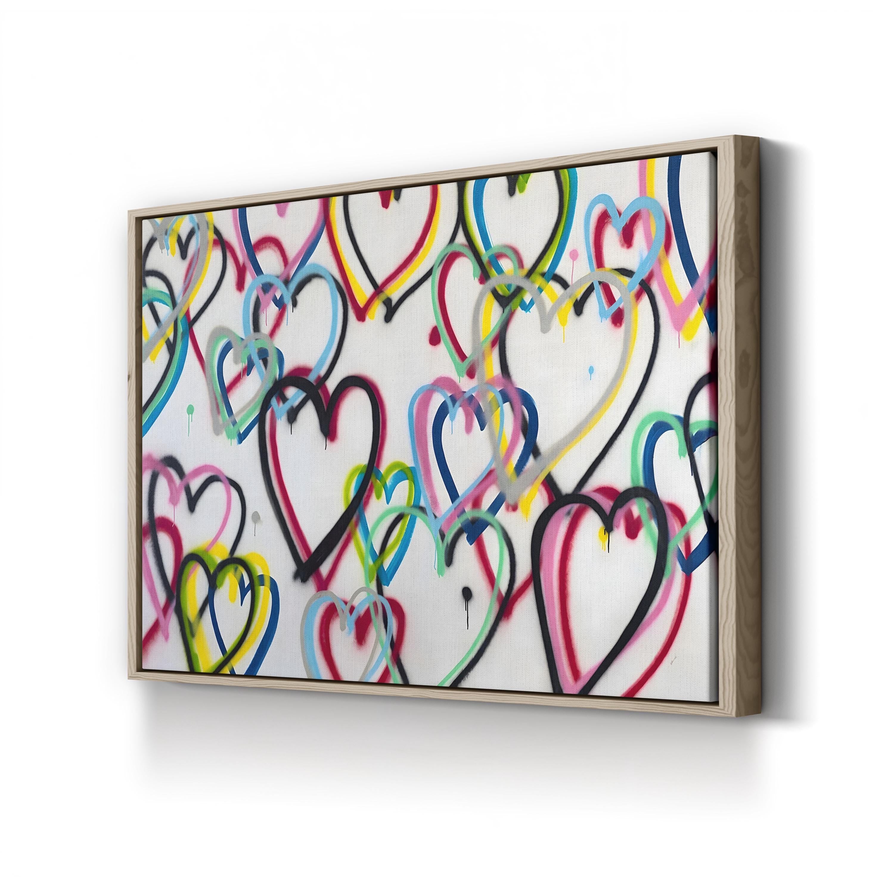 Soul and Colorful Expressionist Heart by Sydney Edmunds