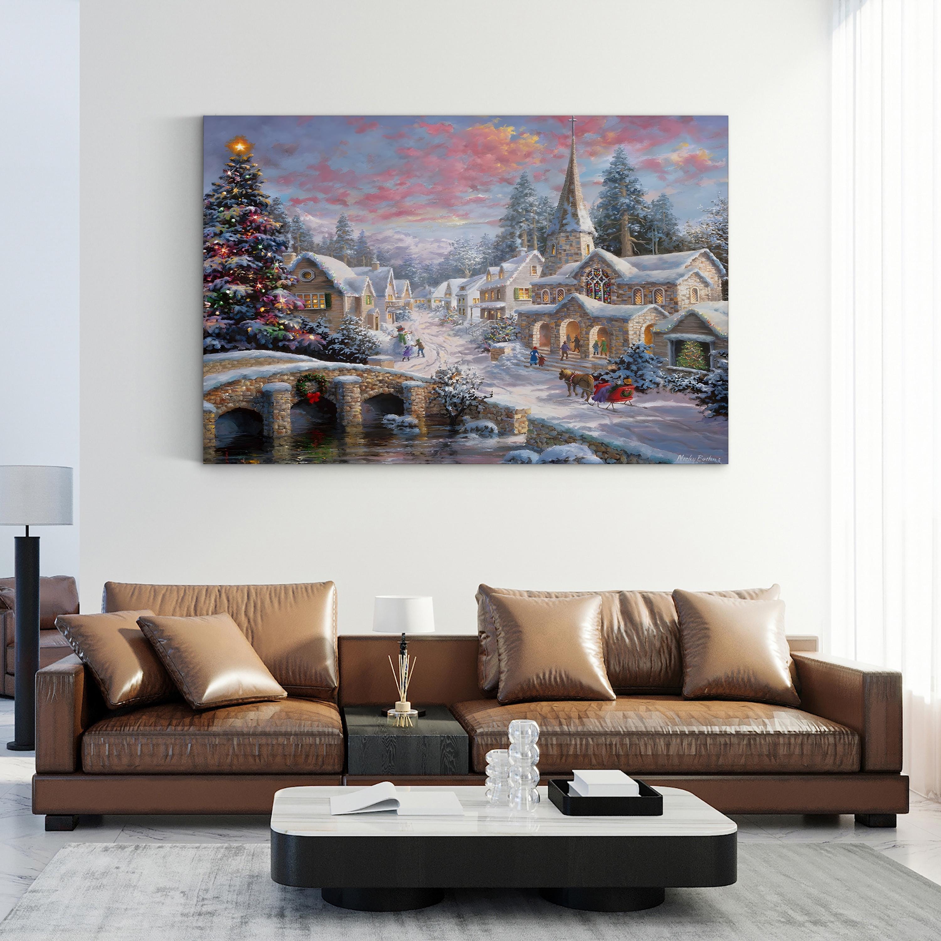 Heaven On Earth Picturesque Christmas Wall Art by Nicky Boehme