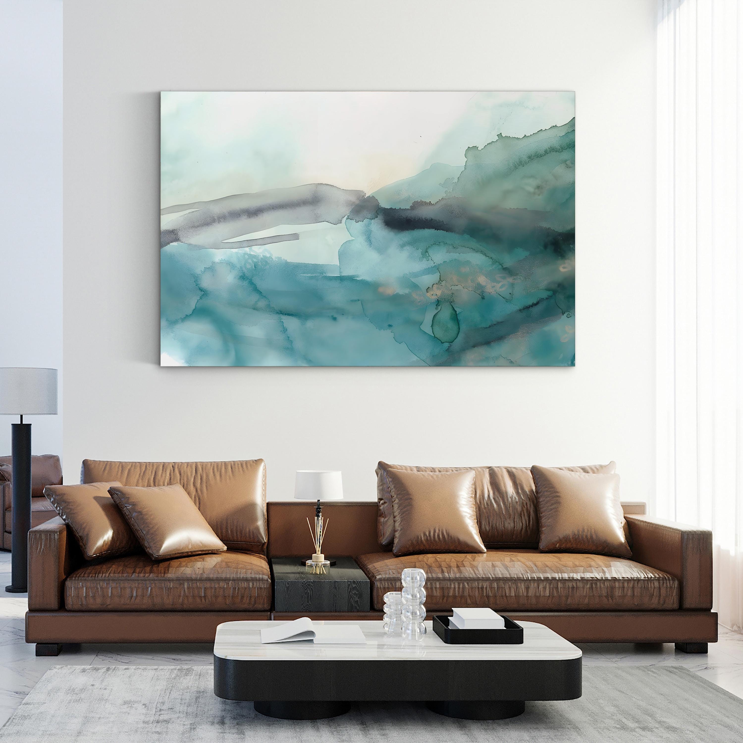 Hydro V Wall Art by June Erica Vess – Contemporary Abstract Watercolor Painting Print