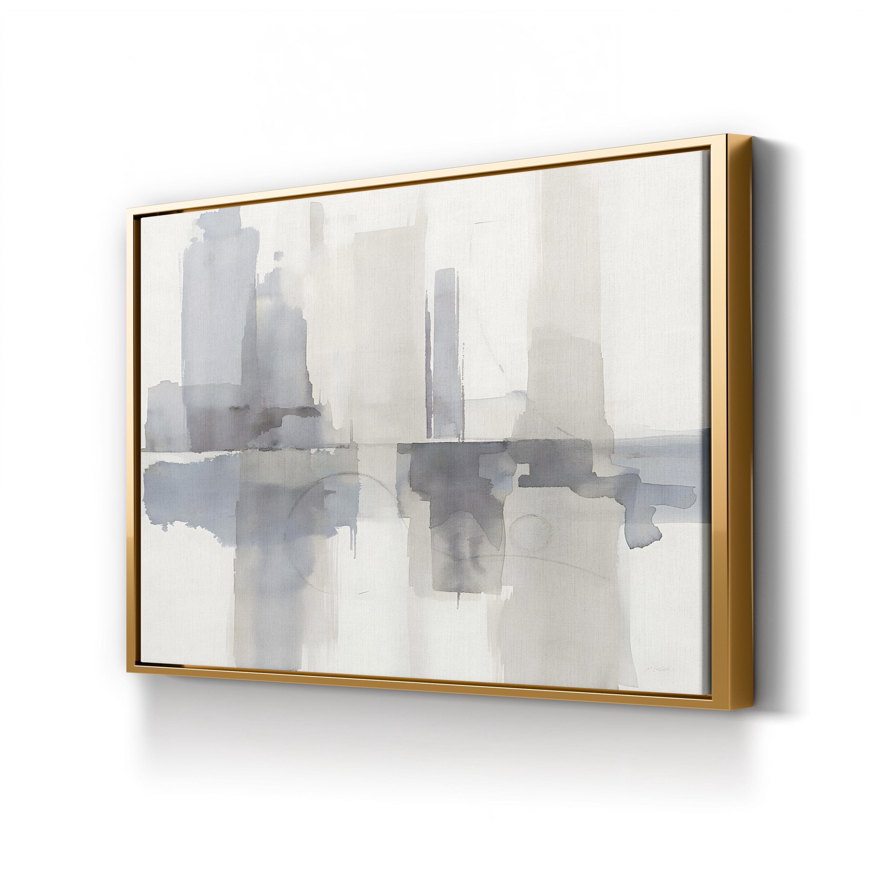 Improvisation II Gray Crop Wall Art by Mike Schick