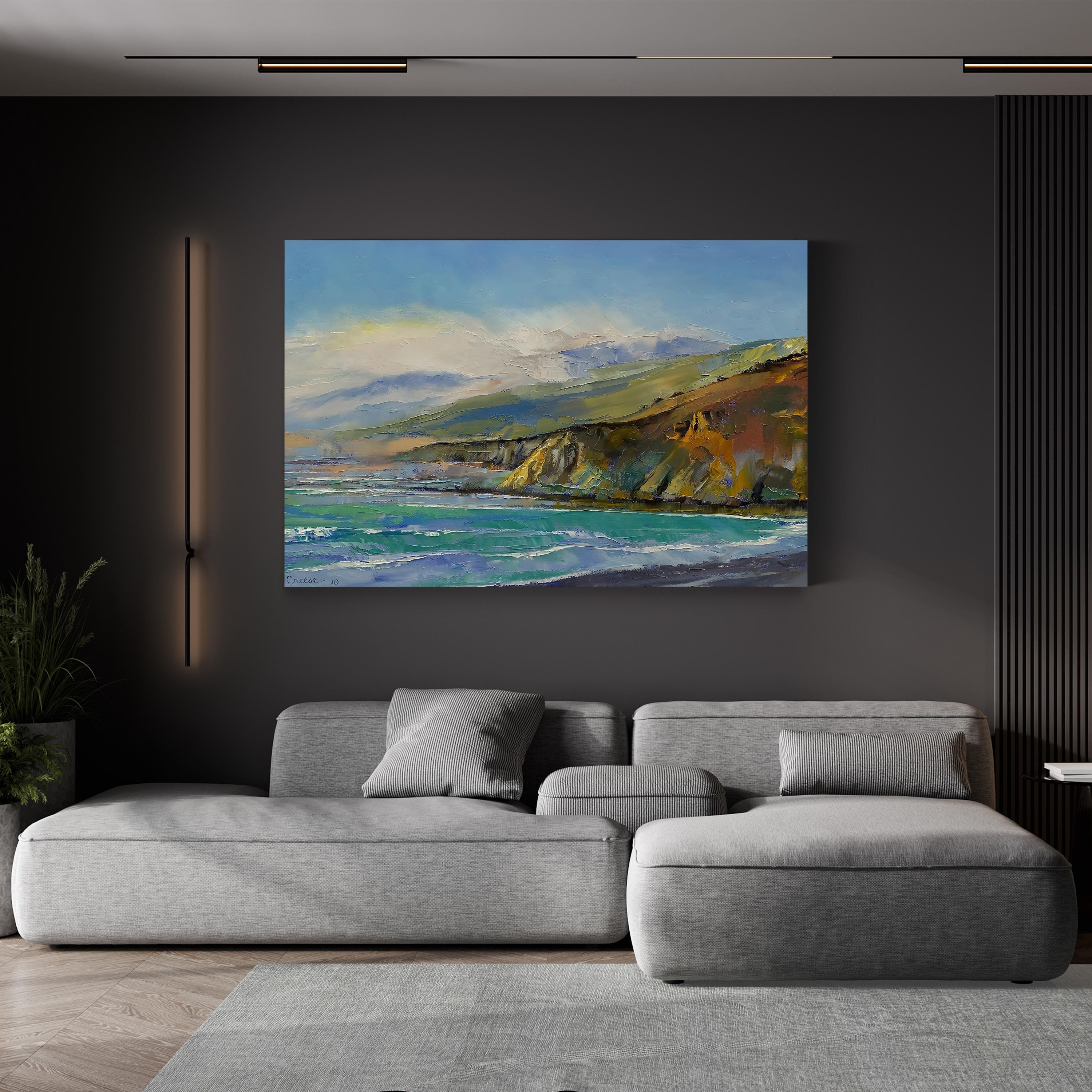 Jade Cove | Coastal Ocean Landscape Wall Art by Michael Creese