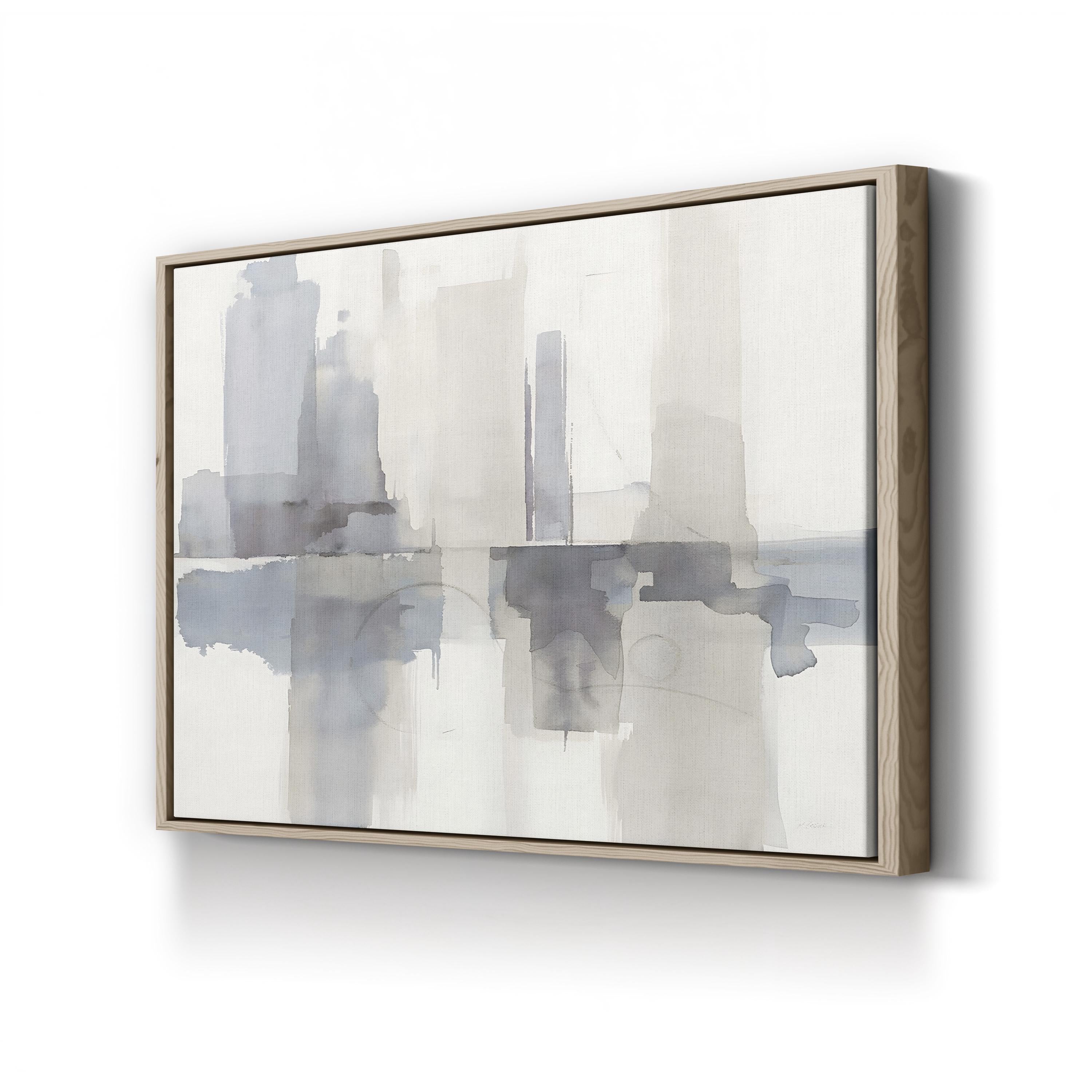 Improvisation II Gray Crop Wall Art by Mike Schick