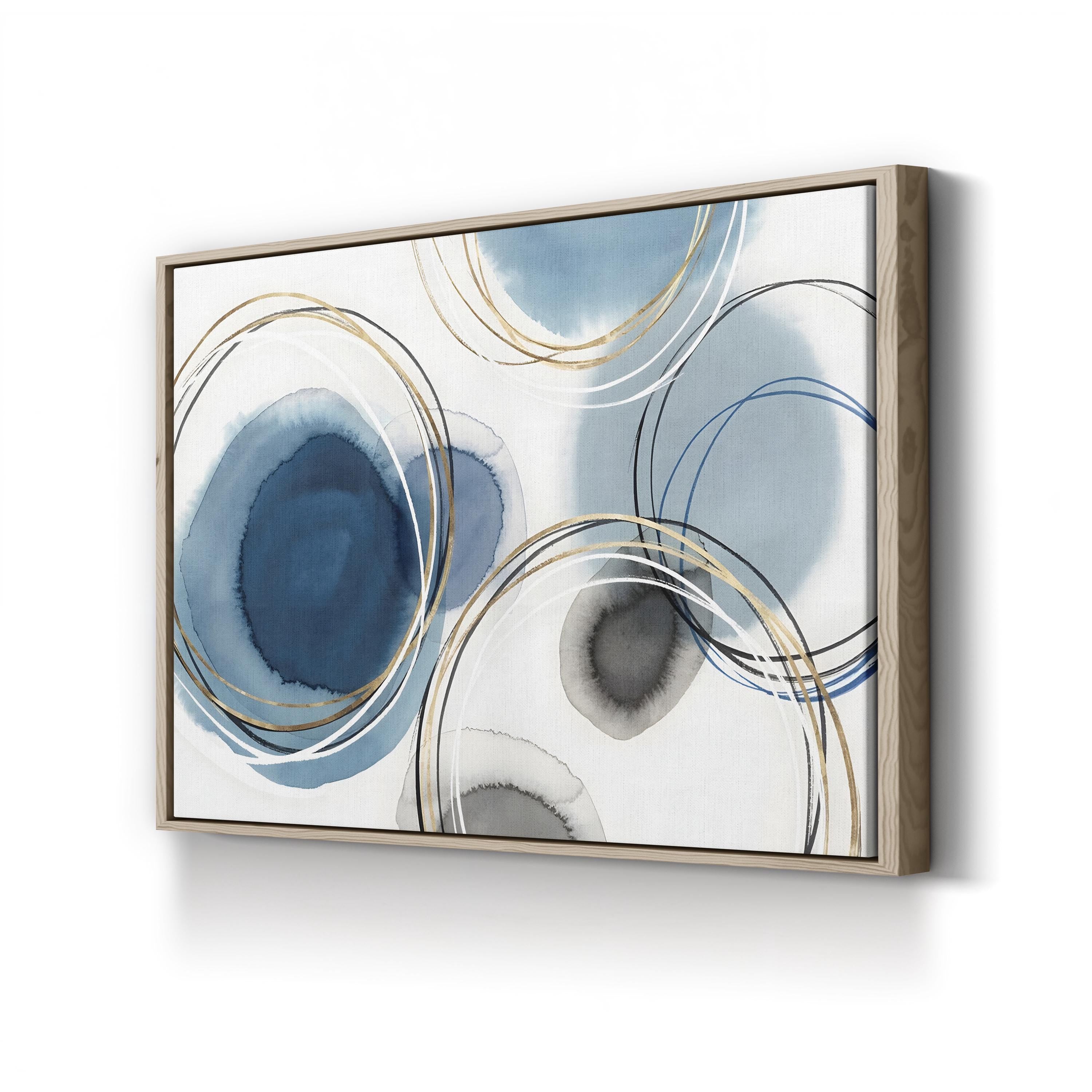 Infinity Indigo I Abstract Canvas Wall Art by Isabelle Z