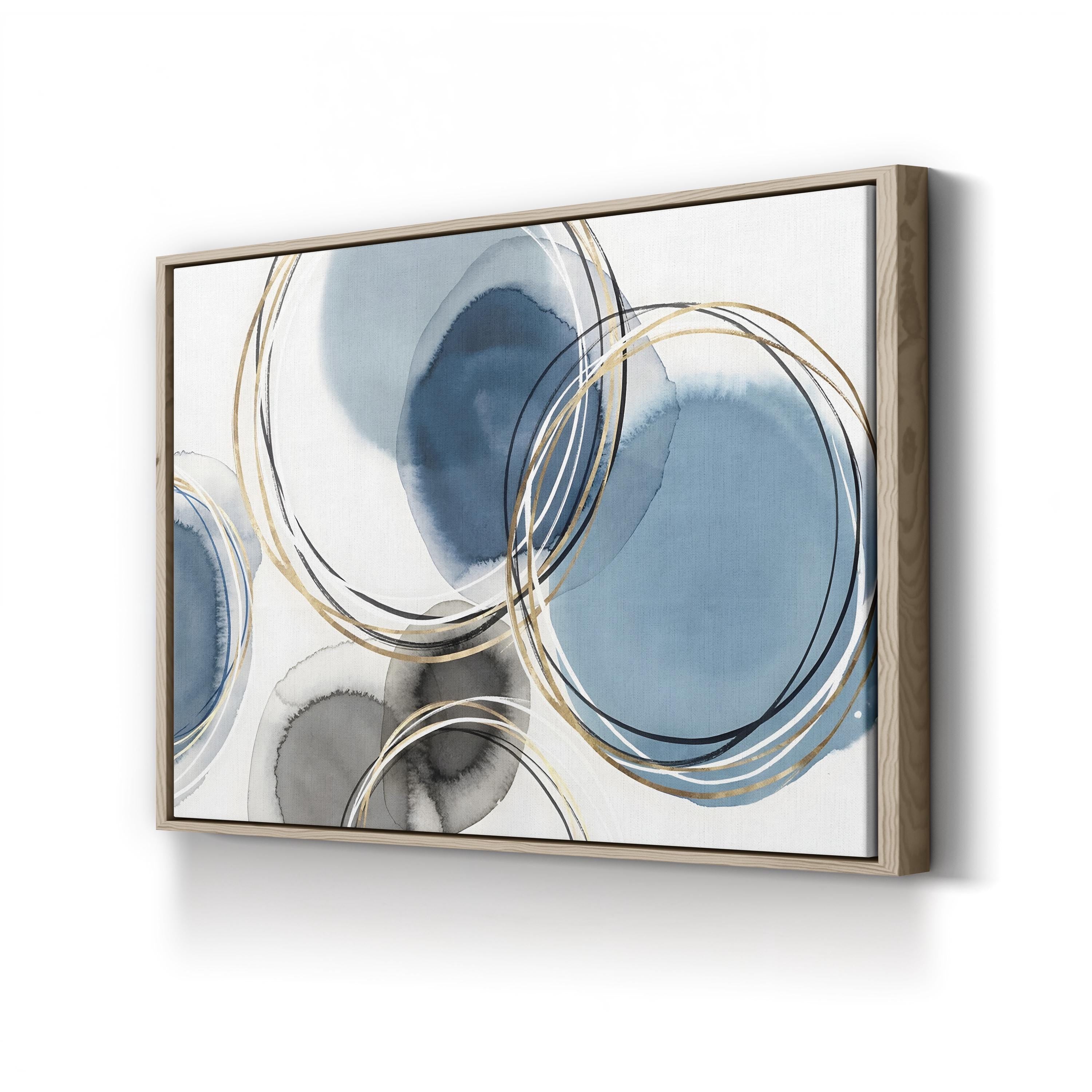 Infinity Indigo II Abstract Canvas Wall Art by Isabelle Z