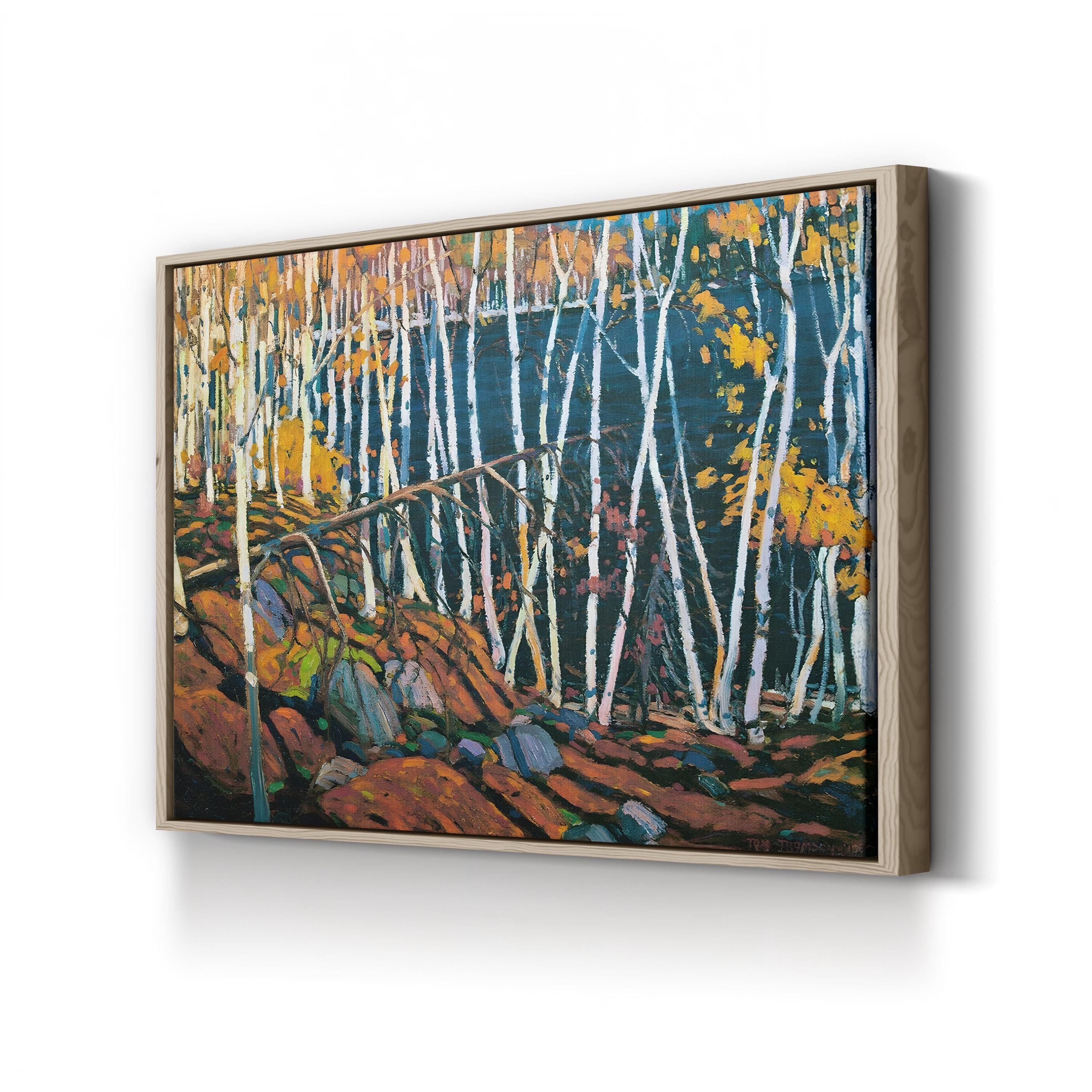 Rustic Snow-Capped Mountains – Period Illustration Wall Art | Winter Landscape Canvas Print