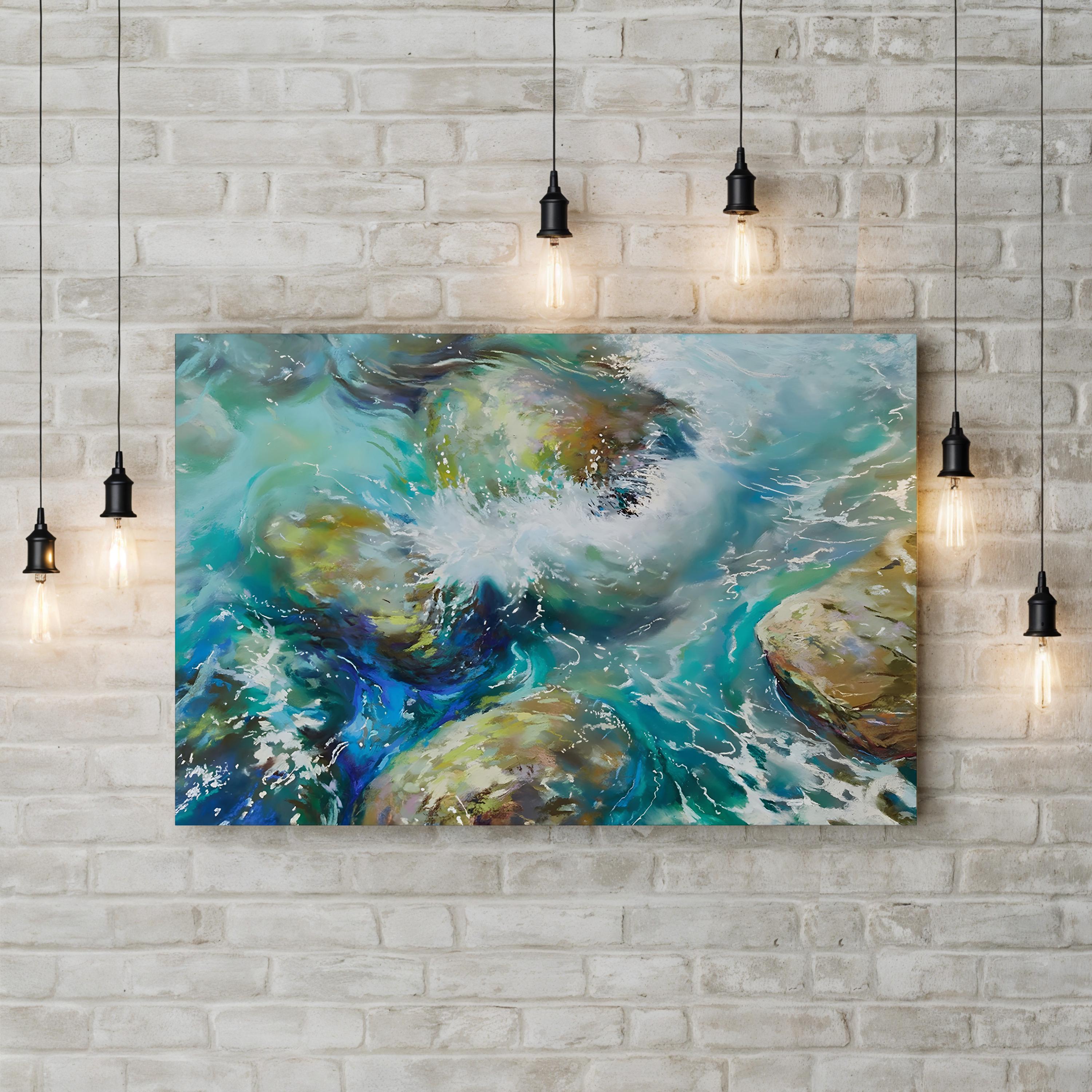 Jewels of the Sea Canvas Art – Nel Whatmore Coastal Nautical Abstract Wall Print