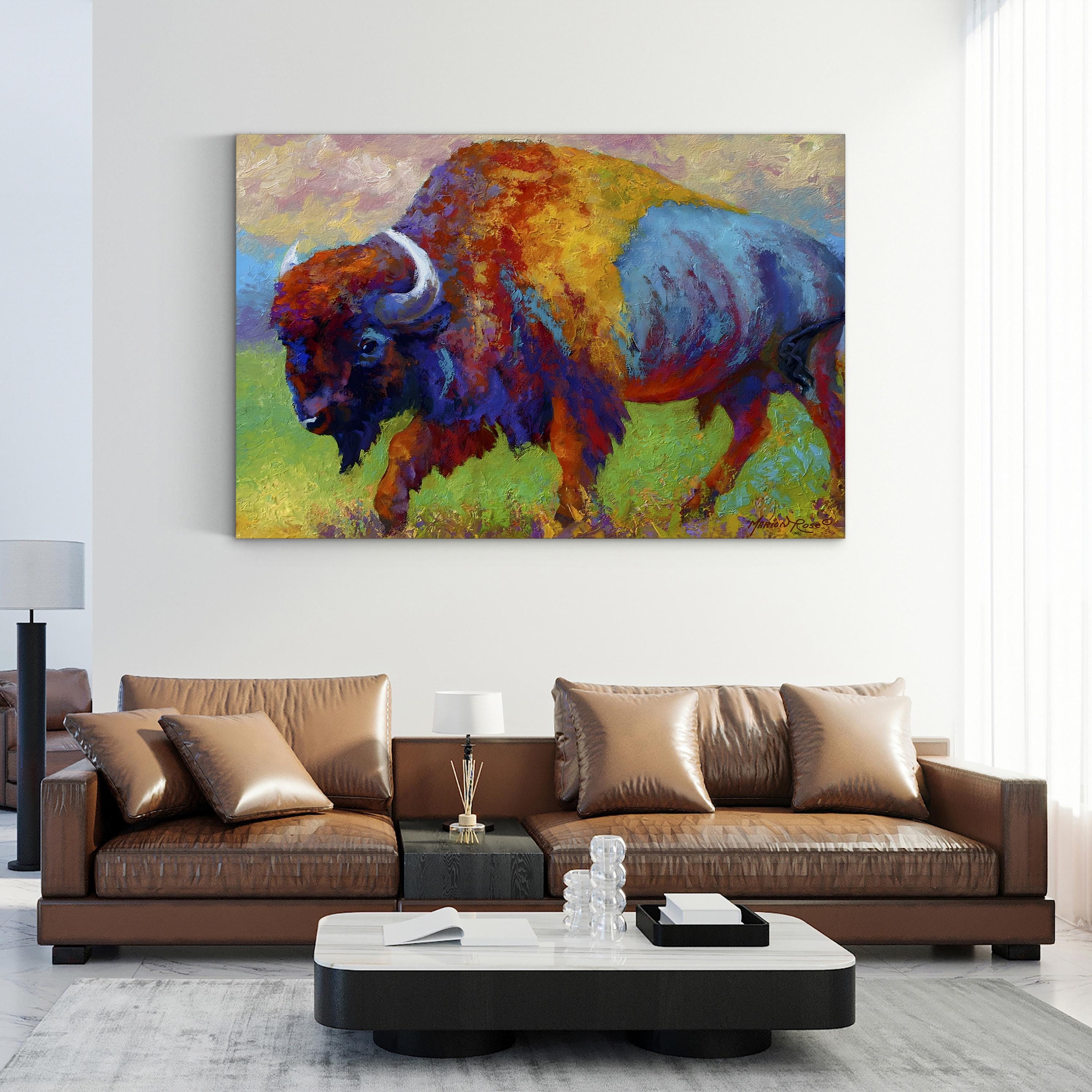 Journey Unknown Bison by Marion Rose