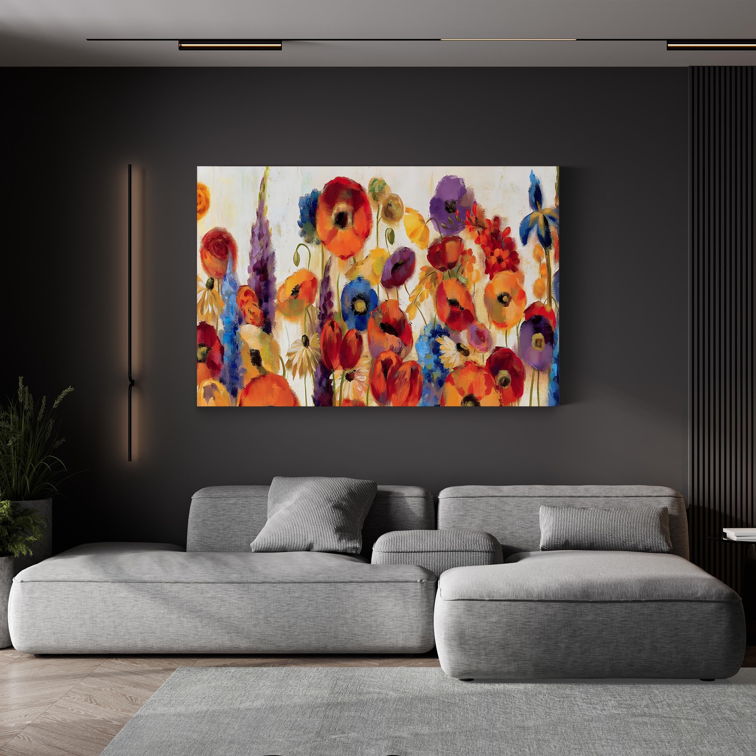 Joyful Garden by Silvia Vassileva canvas print, Gallery Canvas wrap