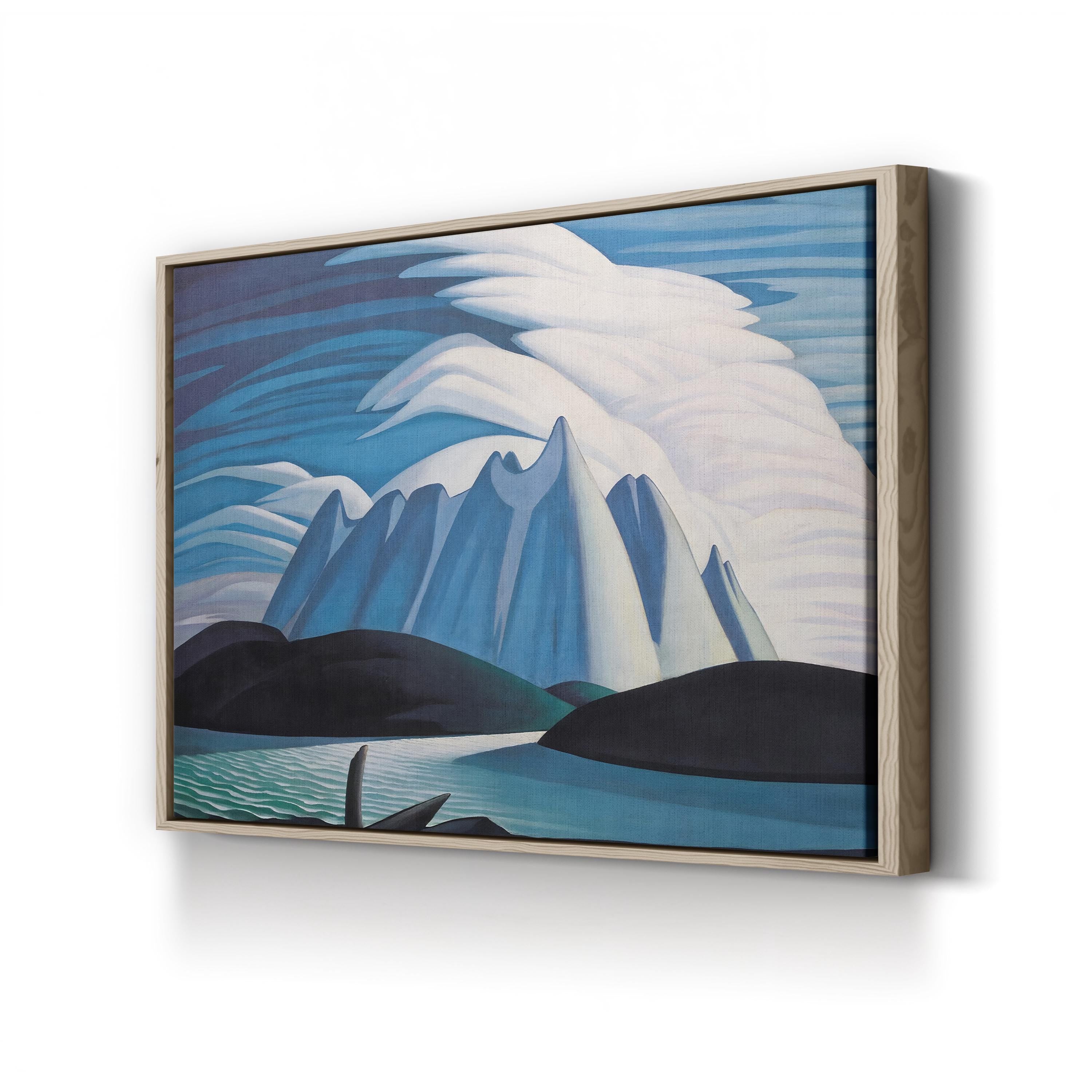 Lake and Mountain Wall Art by Lawren Harris | Canadian Group of Seven Landscape Canvas Print
