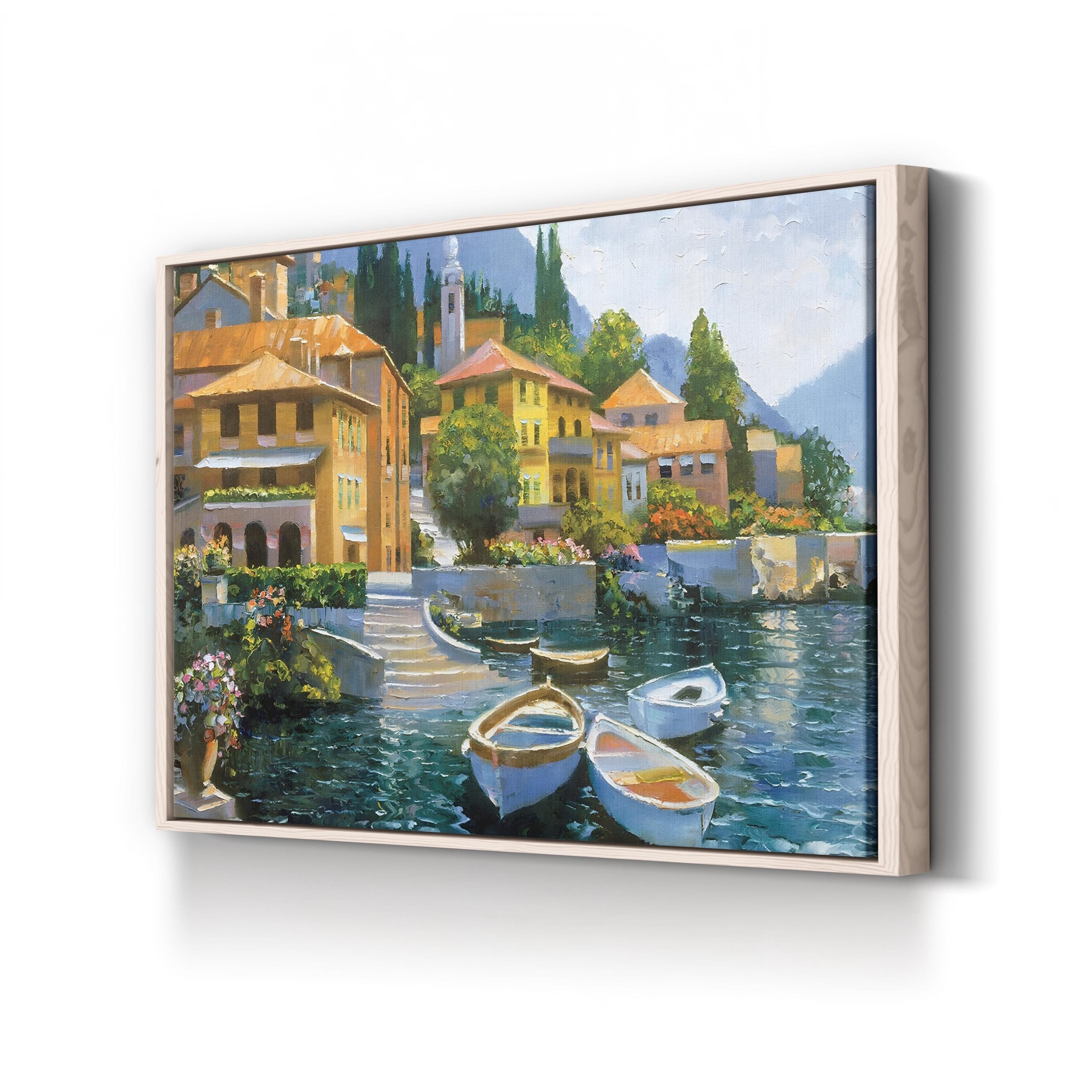 Lake Como Landing, Lake Como, Lombardy, Italy Wall Art by Howard Behrens