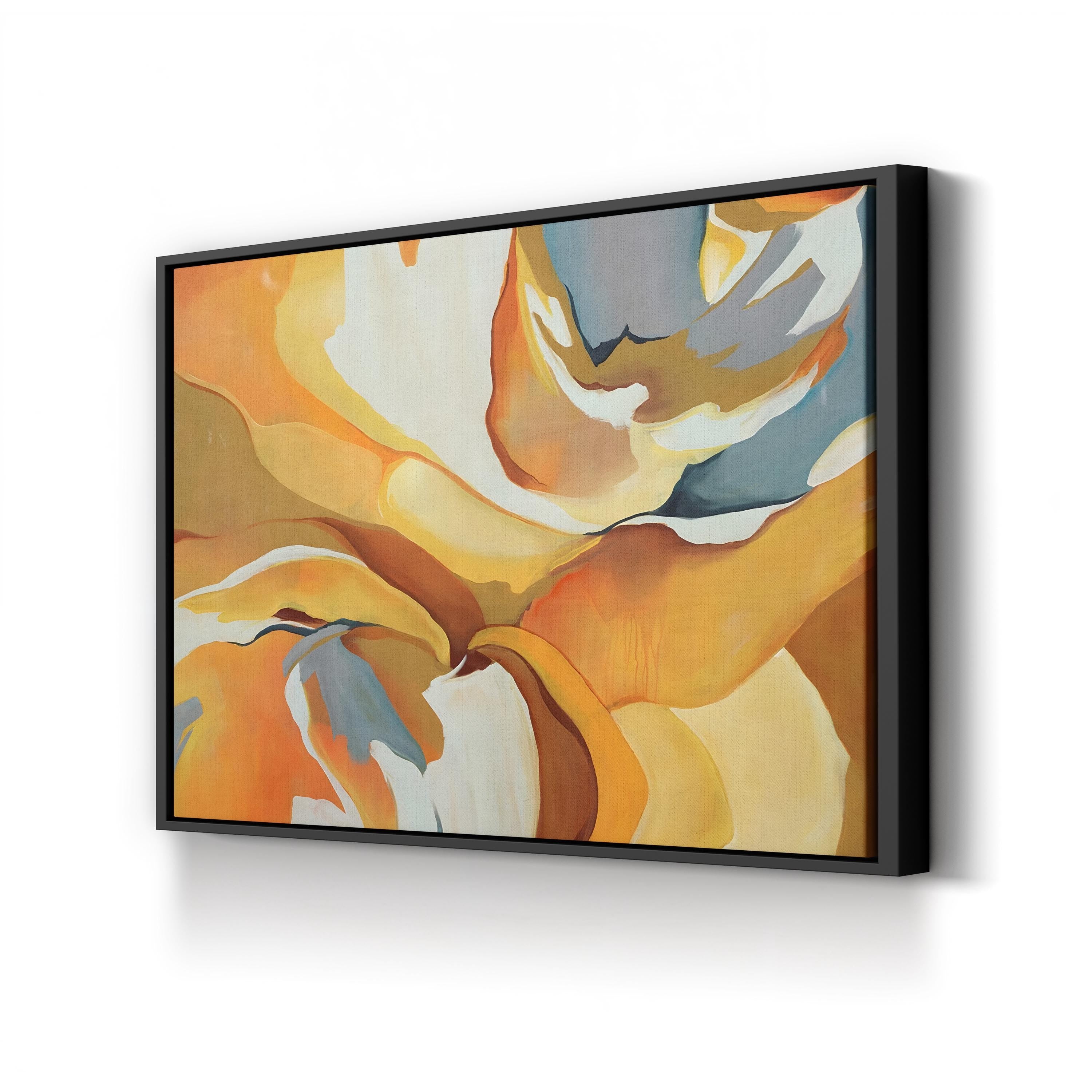 Lemon Poppyseed – Contemporary Abstract Canvas Wall Art by Sydney Edmunds