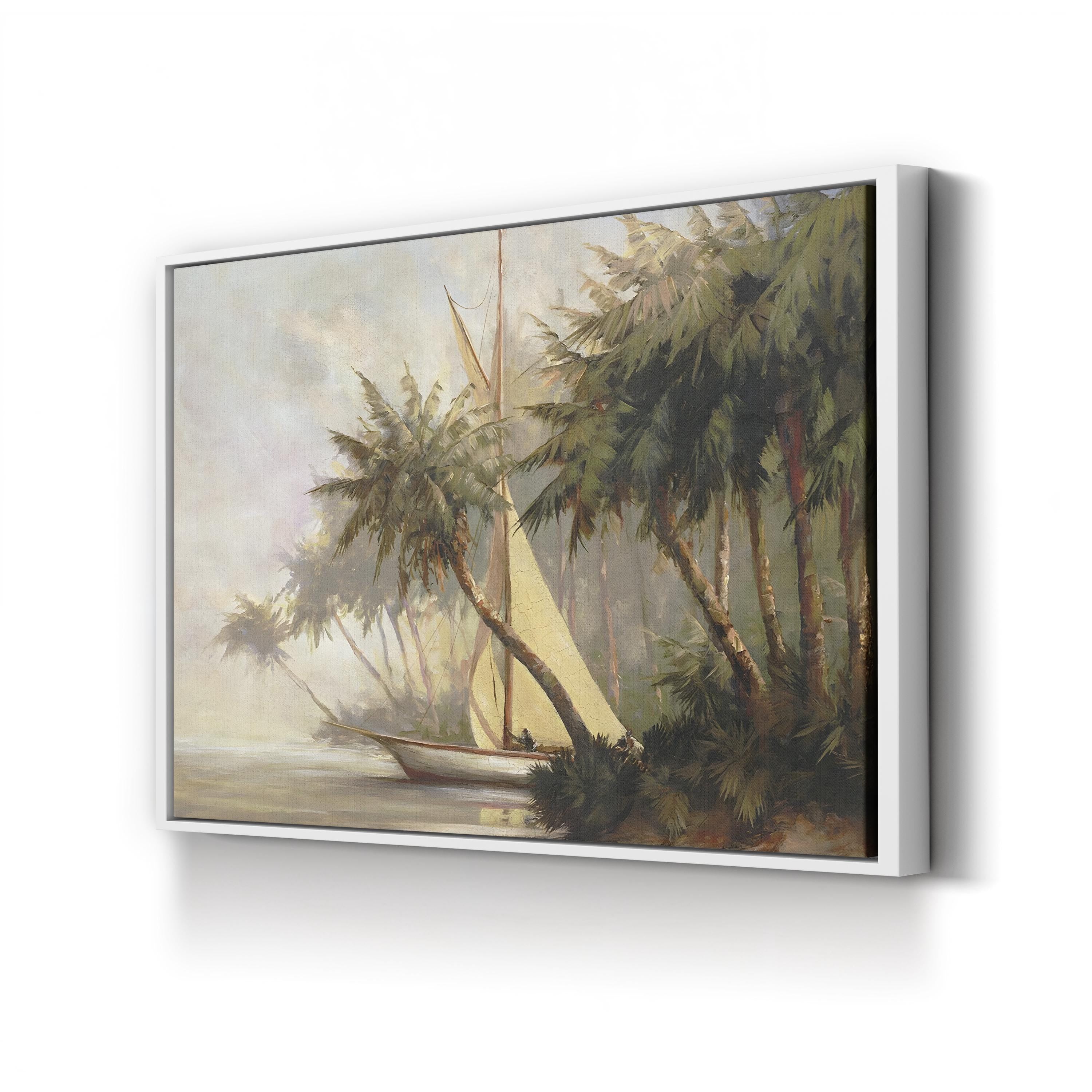 Leaving Out | Abstract Sailboat Coastal Wall Art