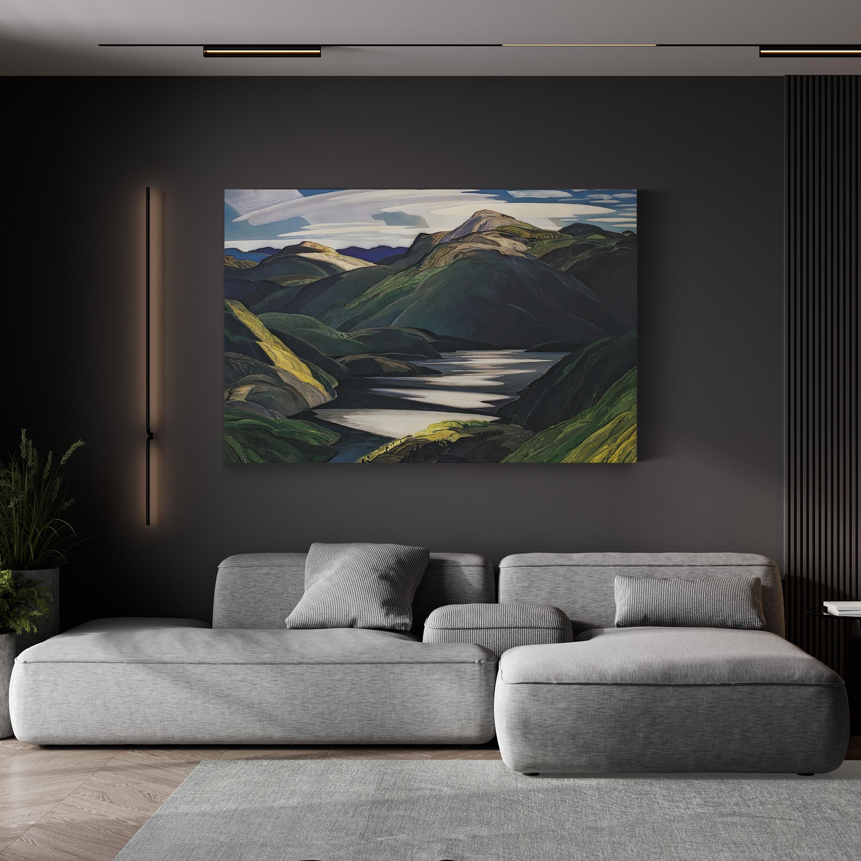 Light And Shadow Wall Art by Franklin Carmichael