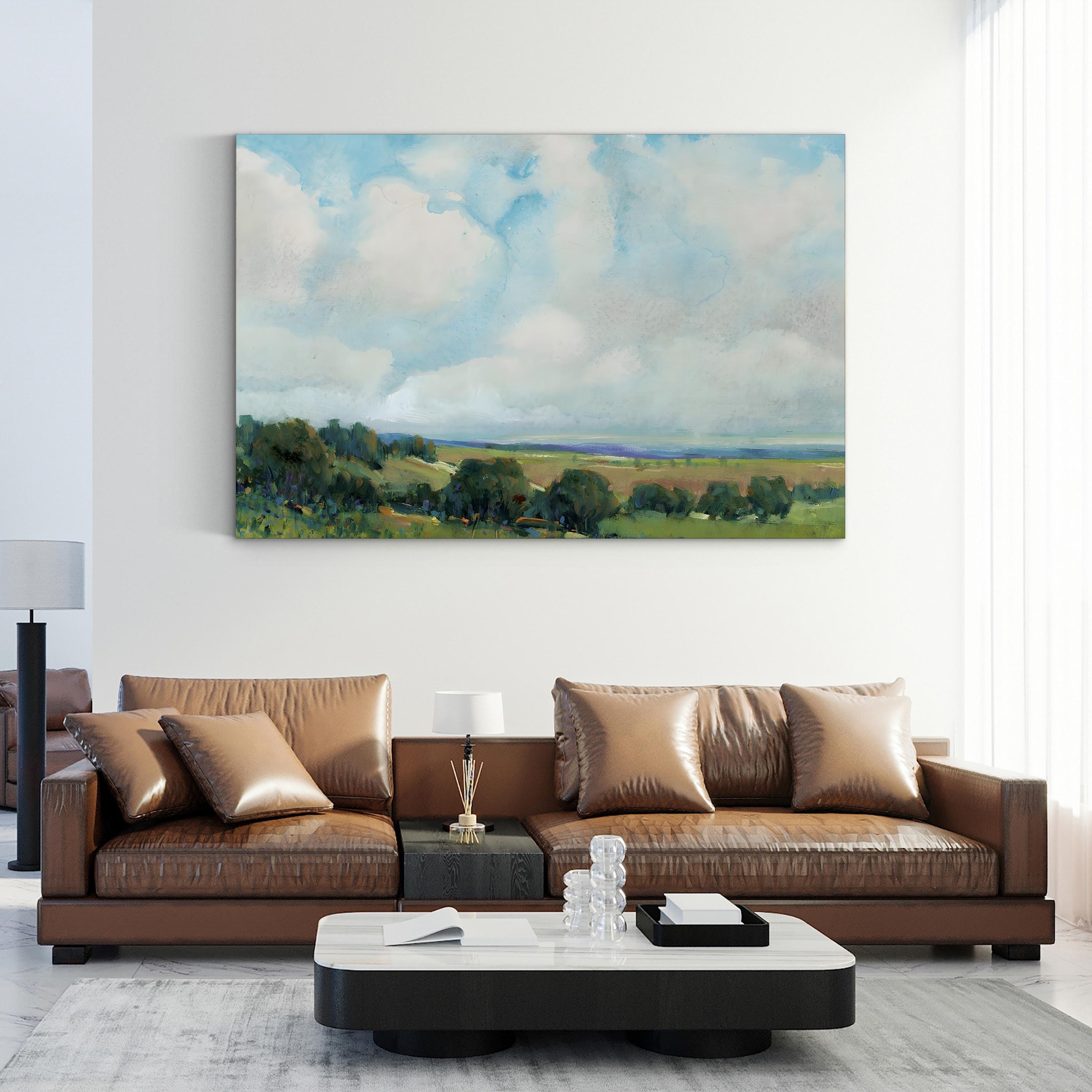 Looming Clouds I Wall Art – Contemporary Countryside Cloudscape by Tim O’Toole