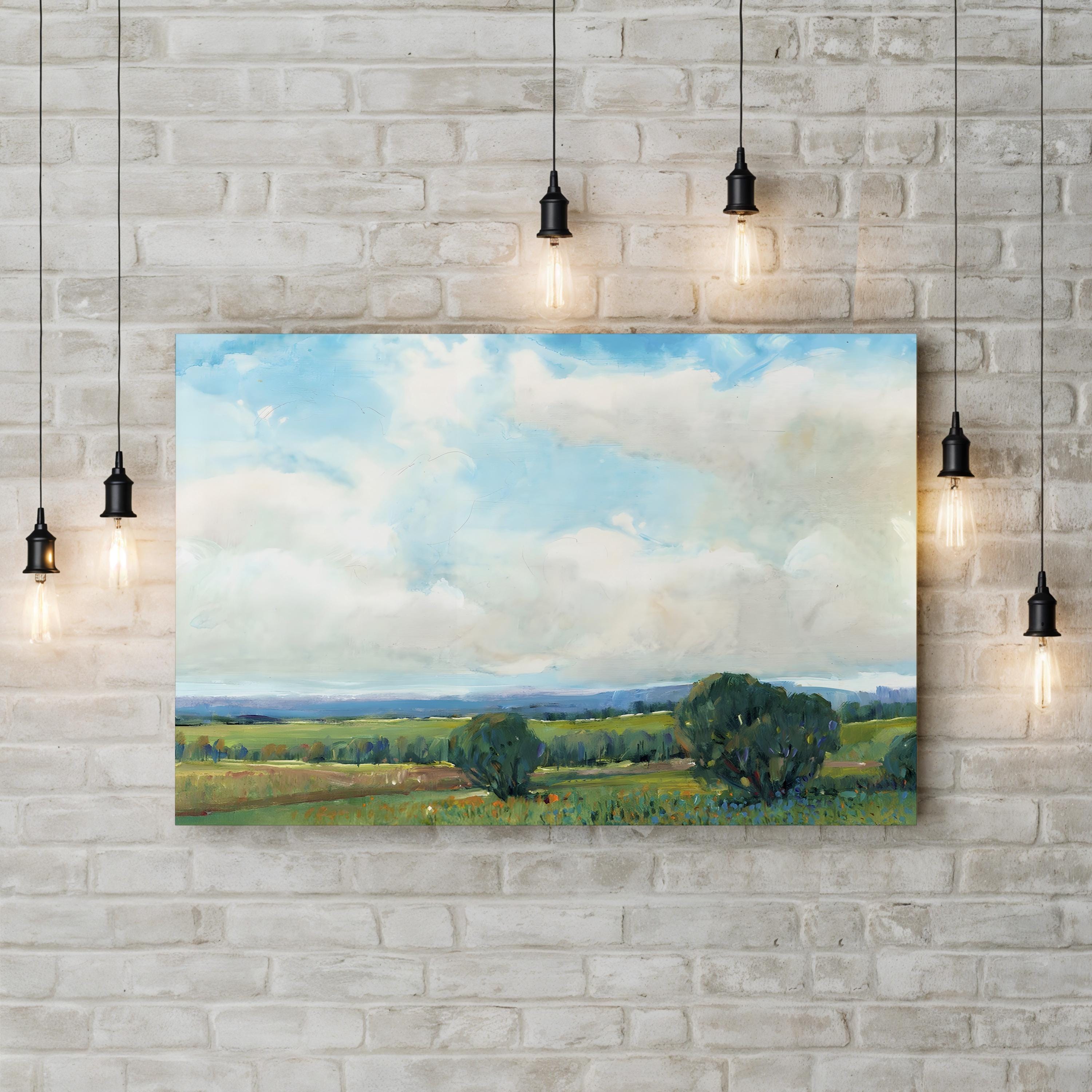 Looming Clouds II Wall Art by Tim O’Toole – Contemporary Landscape Canvas Print