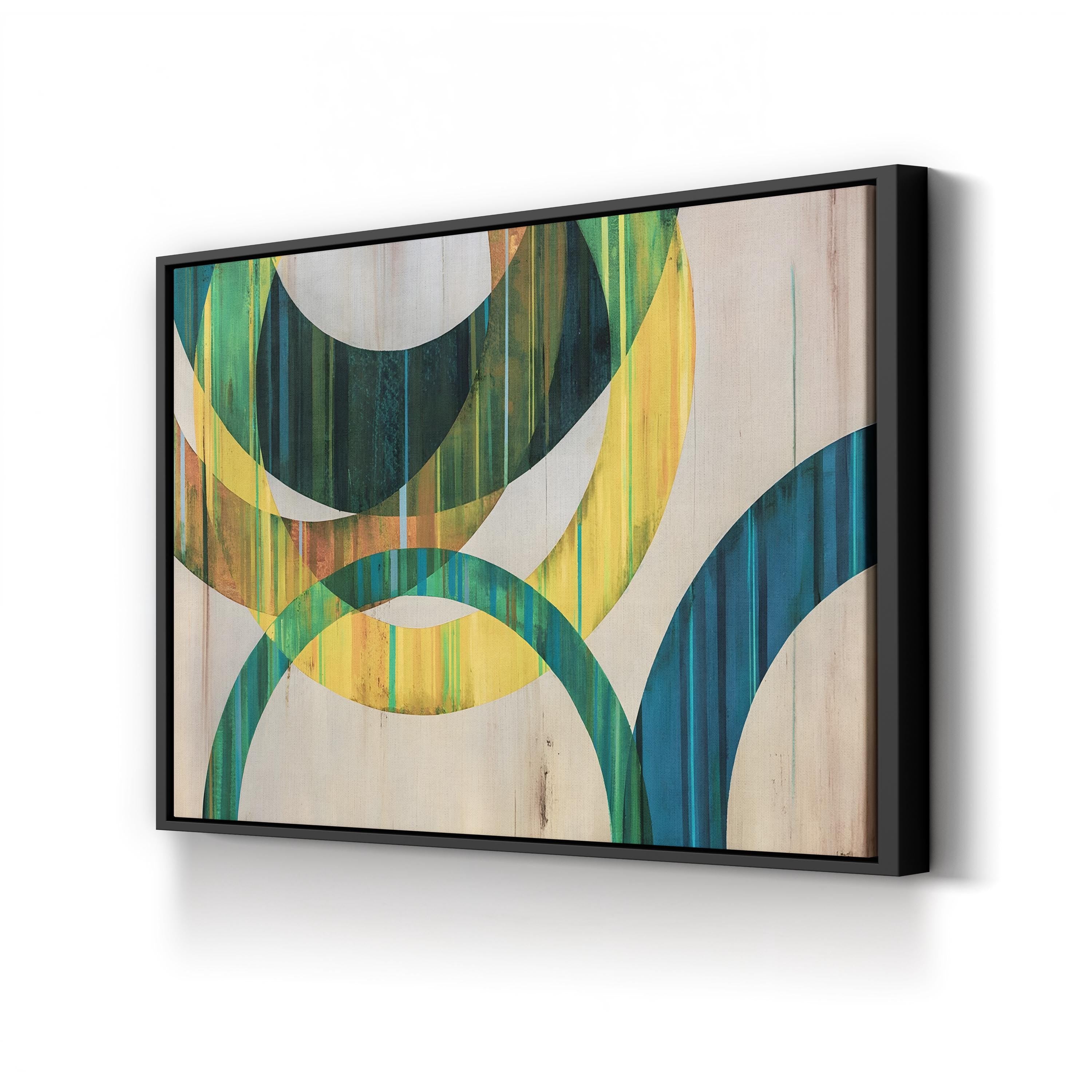 Loopdy Loop Abstract Geometric Wall Art by Sydney Edmunds