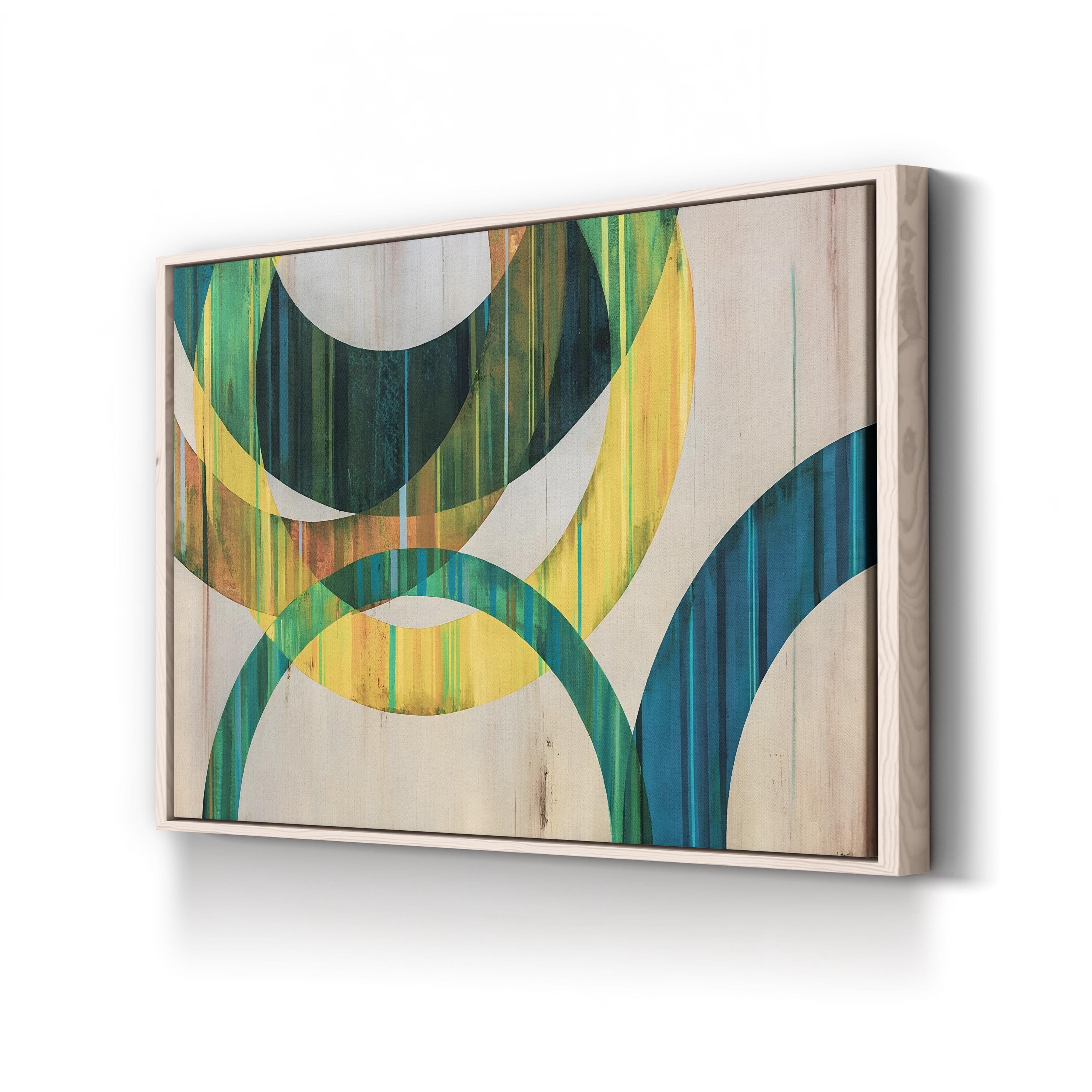 Loopdy Loop Abstract Geometric Wall Art by Sydney Edmunds
