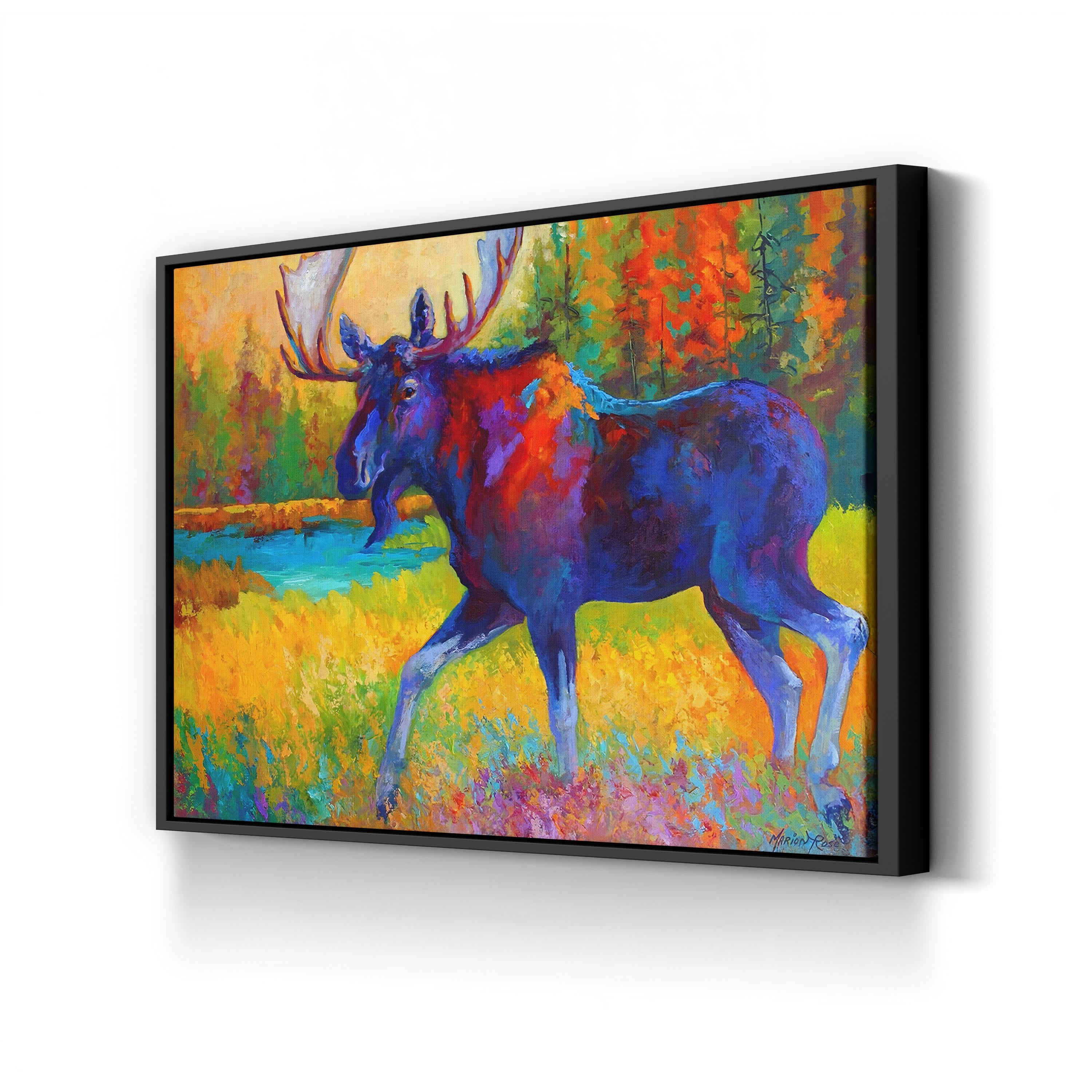 Majestic Moose Wall Art by Marion Rose