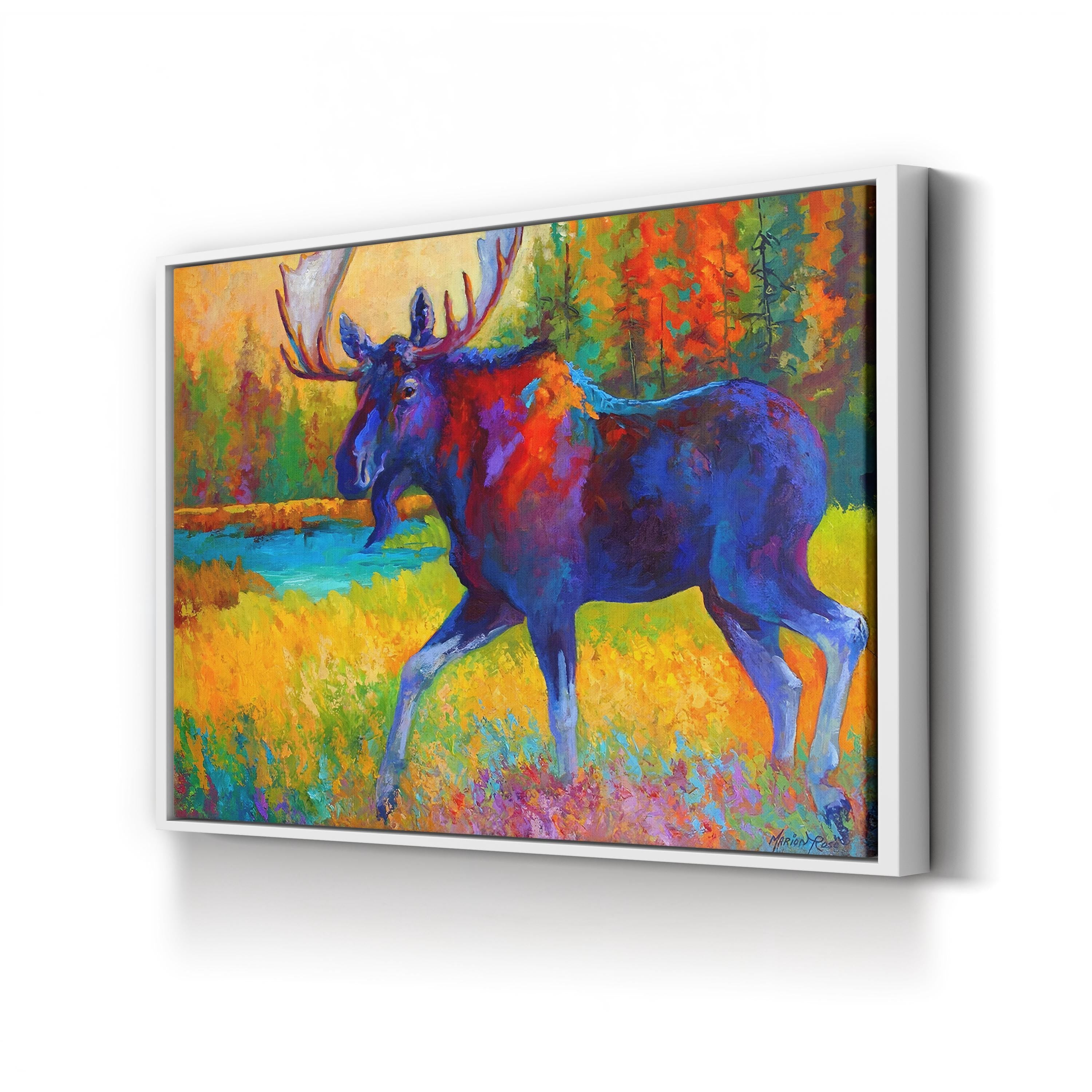 Majestic Moose Wall Art by Marion Rose