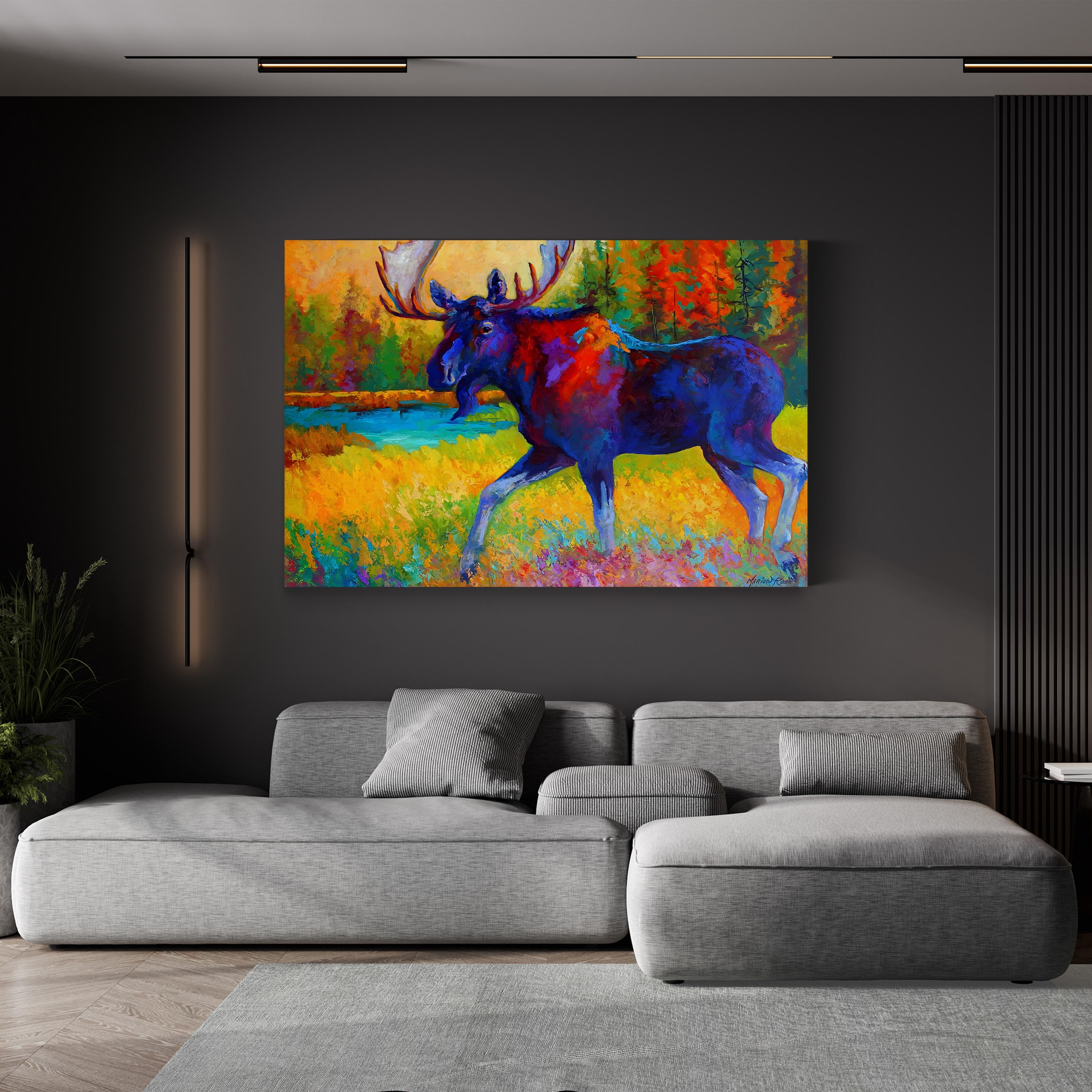 Majestic Moose Wall Art by Marion Rose
