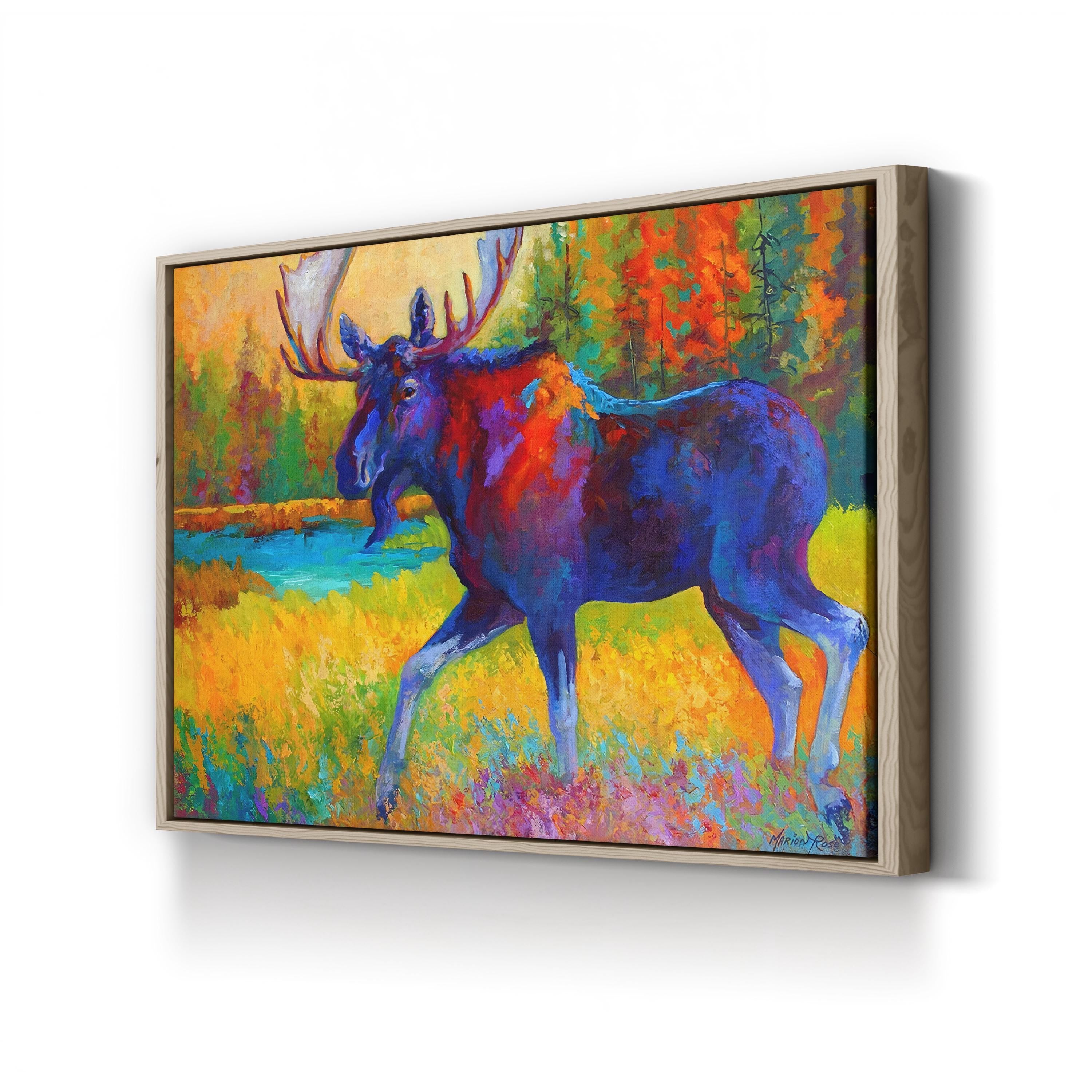 Majestic Moose Wall Art by Marion Rose