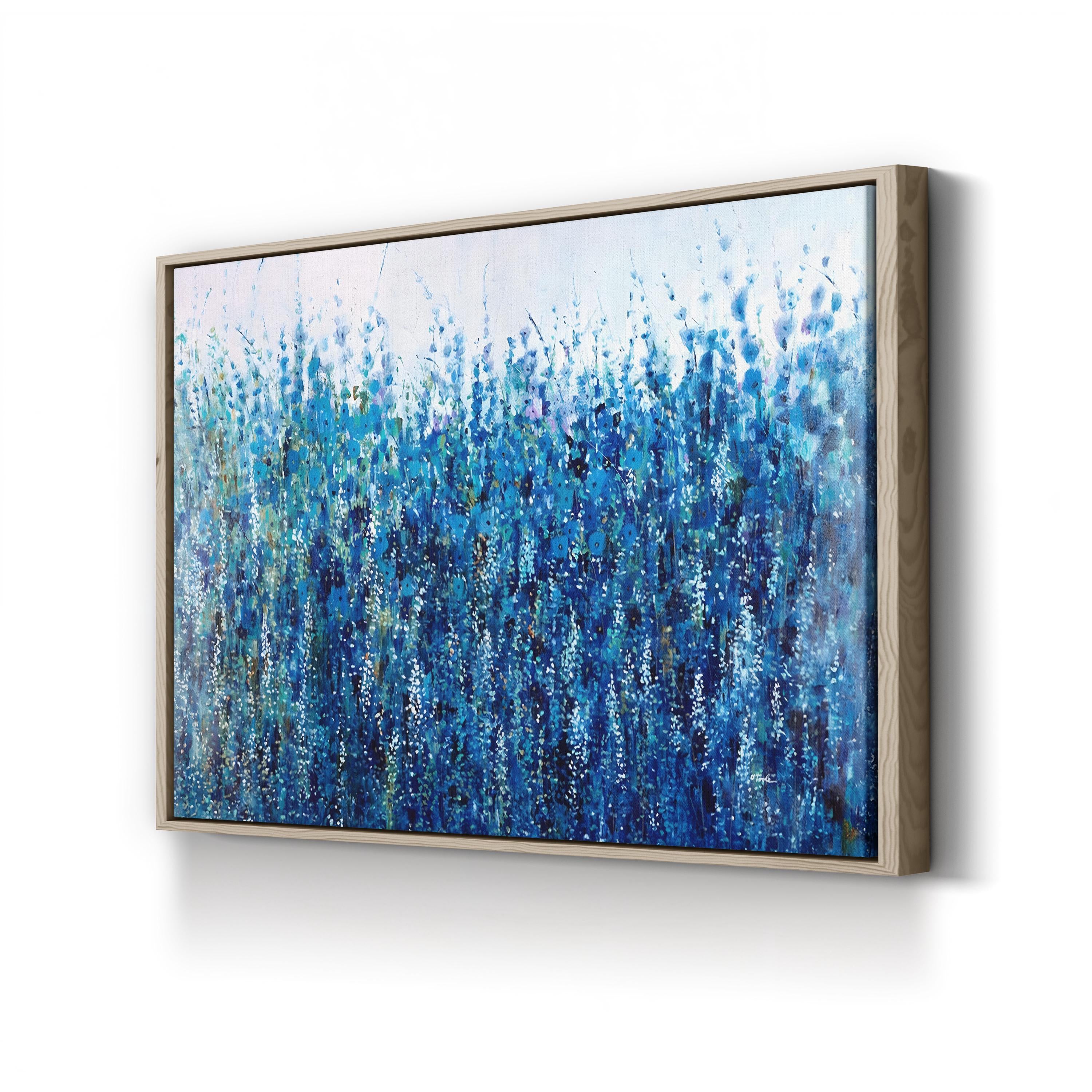 Mix of Blue Wildflowers Wall Art by Tim O’Toole