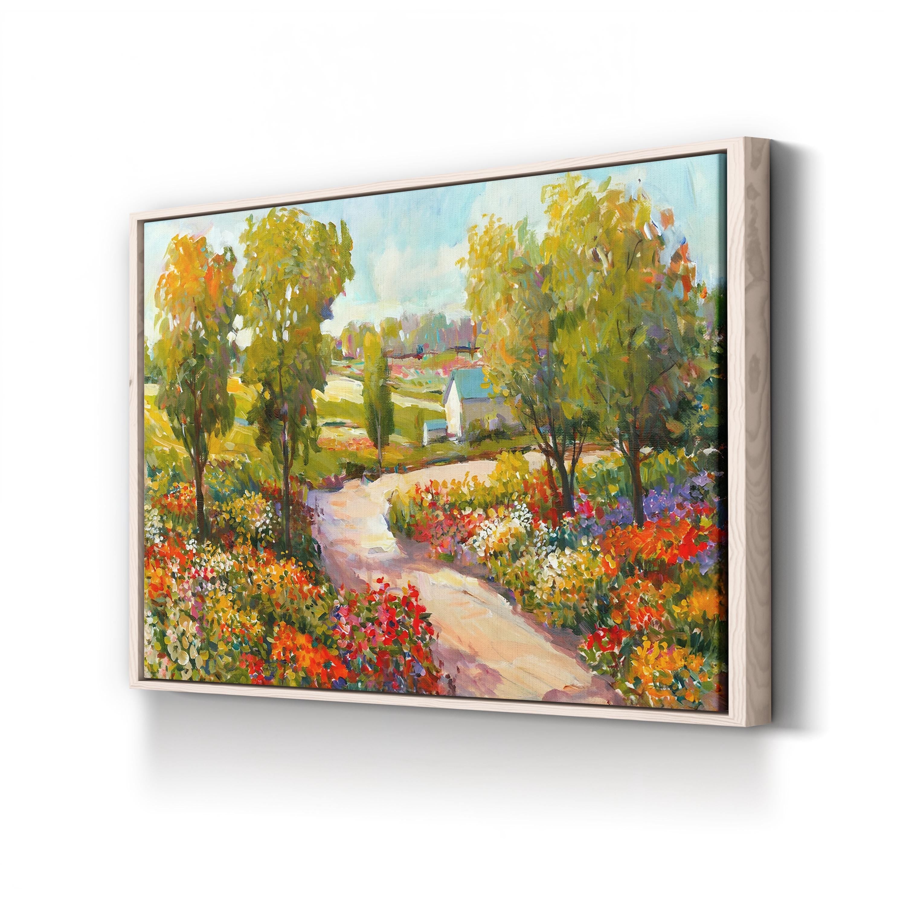 Morning Walk I Canvas Art – Scenic Pathway Landscape by Tim O’Toole