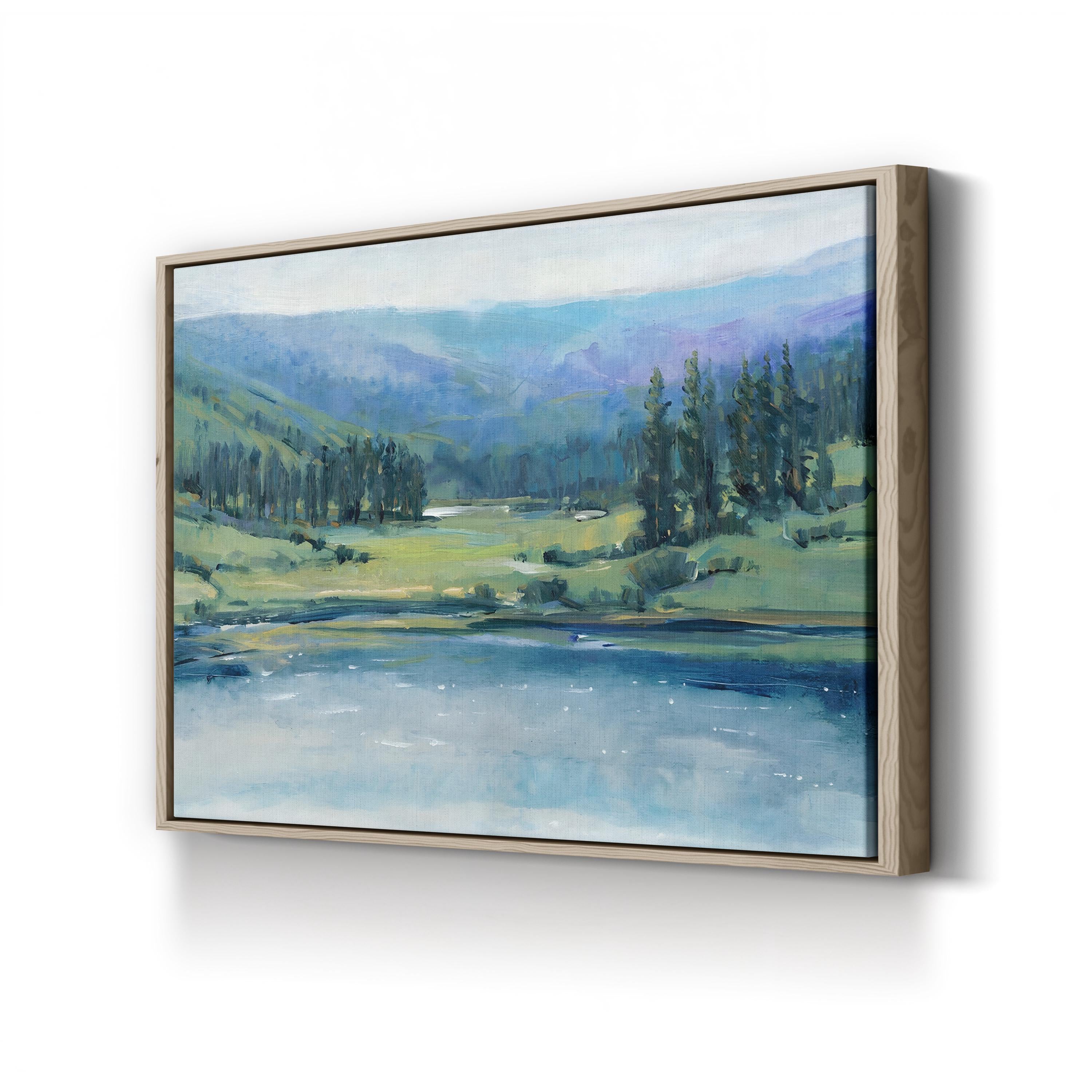 Mountain Lake I Canvas Art – Tim O’Toole Tranquil Landscape Wall Art Print