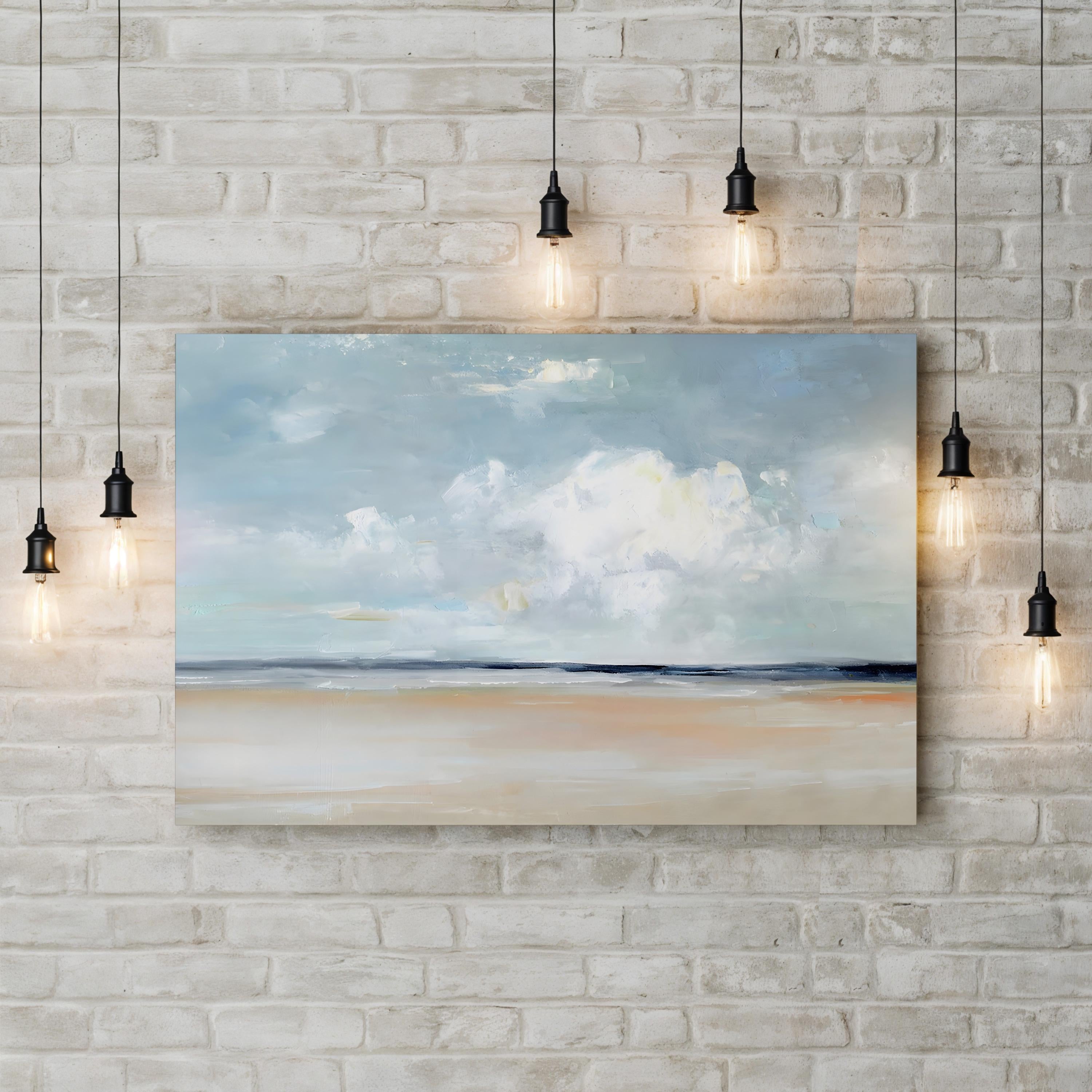 Ocean Vista Canvas Art – Sally Swatland Coastal Seascape Wall Art Print