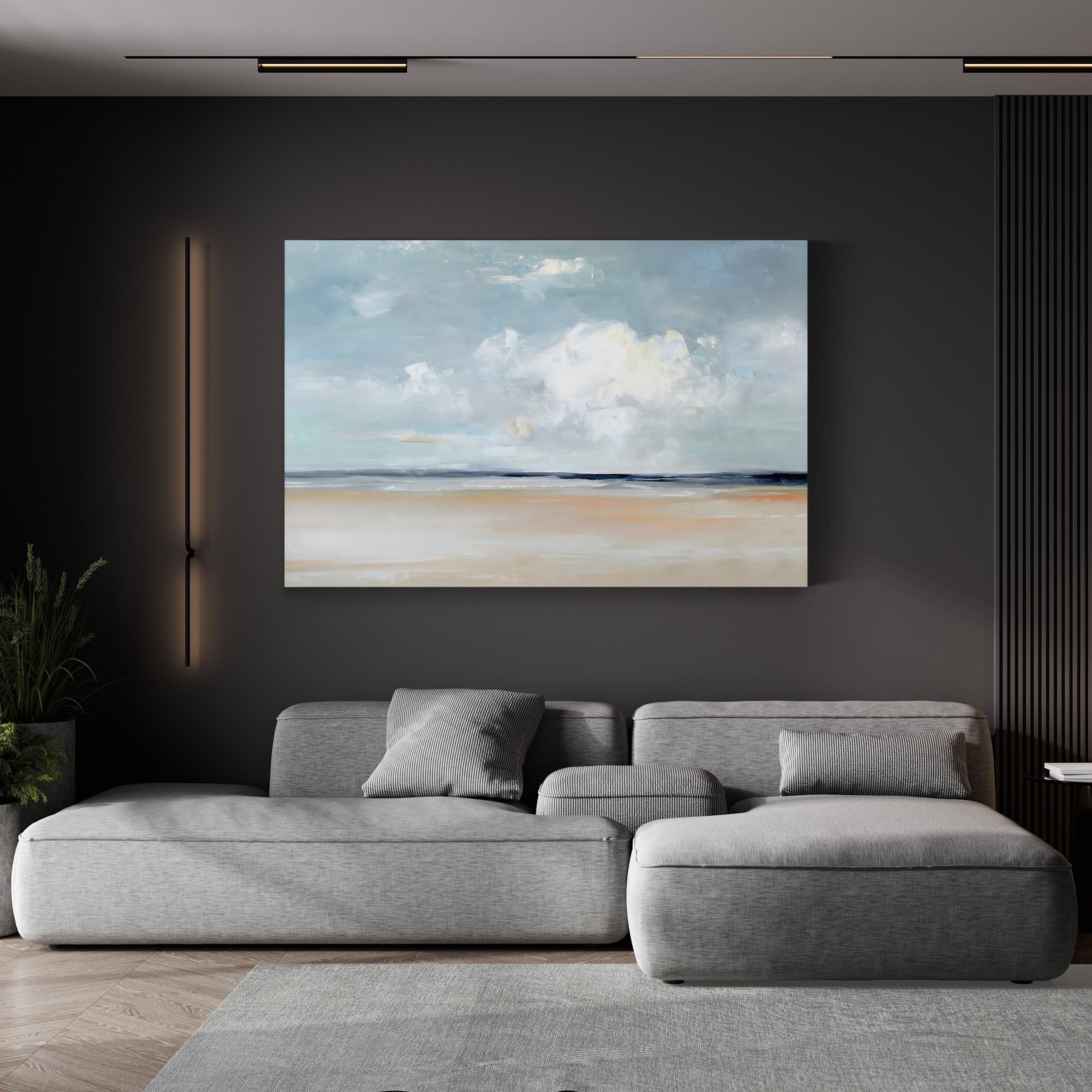 Ocean Vista Canvas Art – Sally Swatland Coastal Seascape Wall Art Print