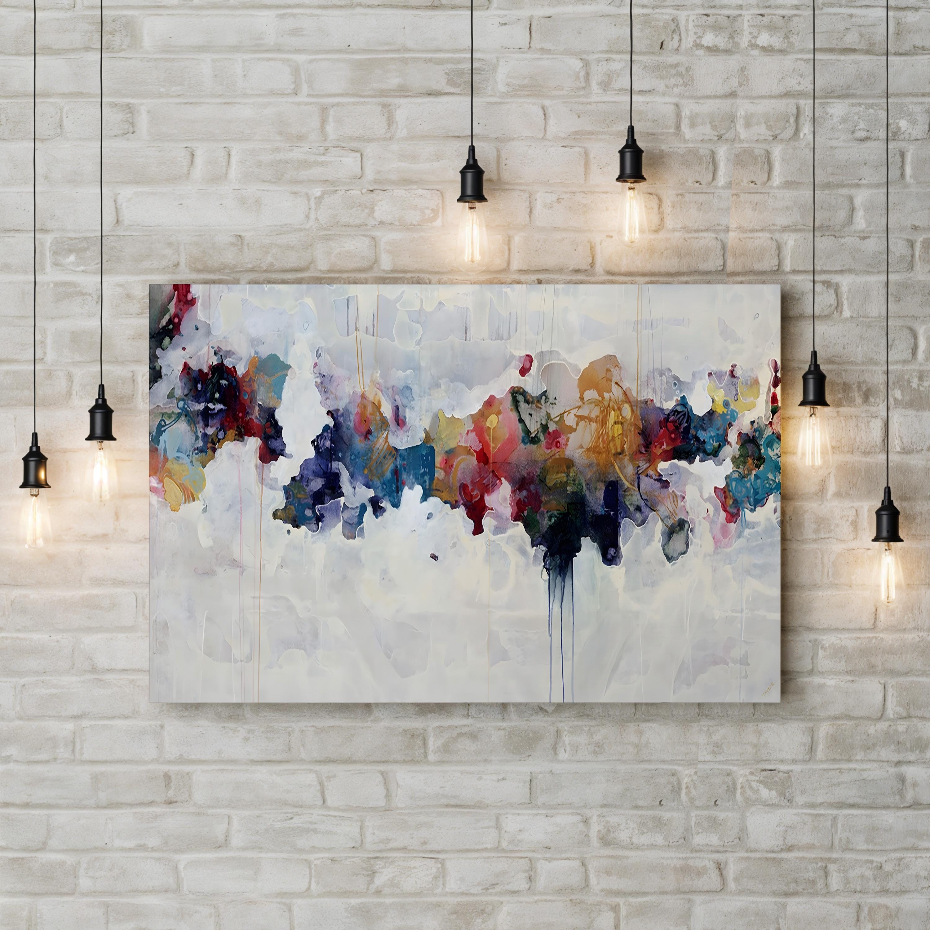 Odd Water Wall Art by Kari Taylor – Contemporary Abstract Painting Print