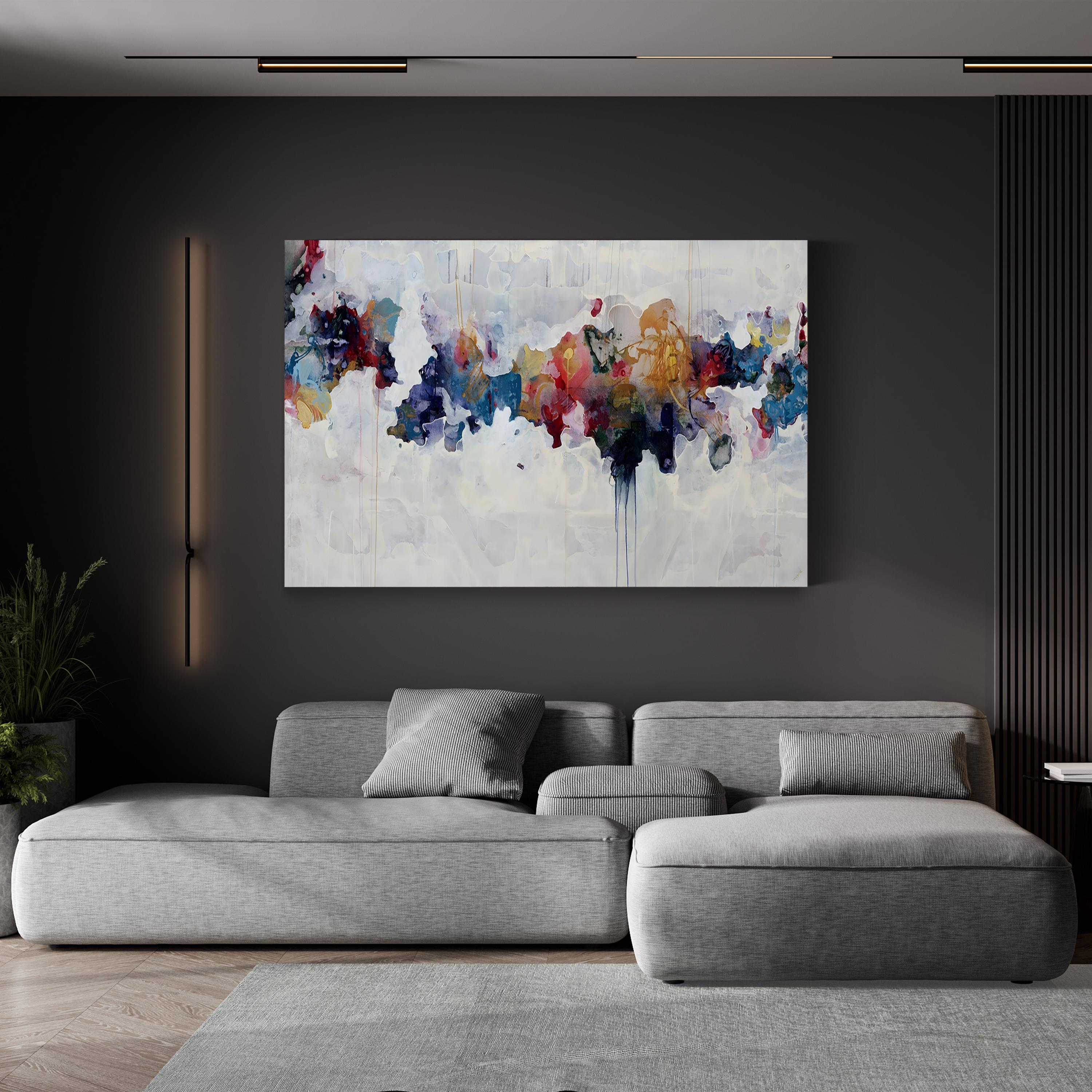 Odd Water Wall Art by Kari Taylor – Contemporary Abstract Painting Print