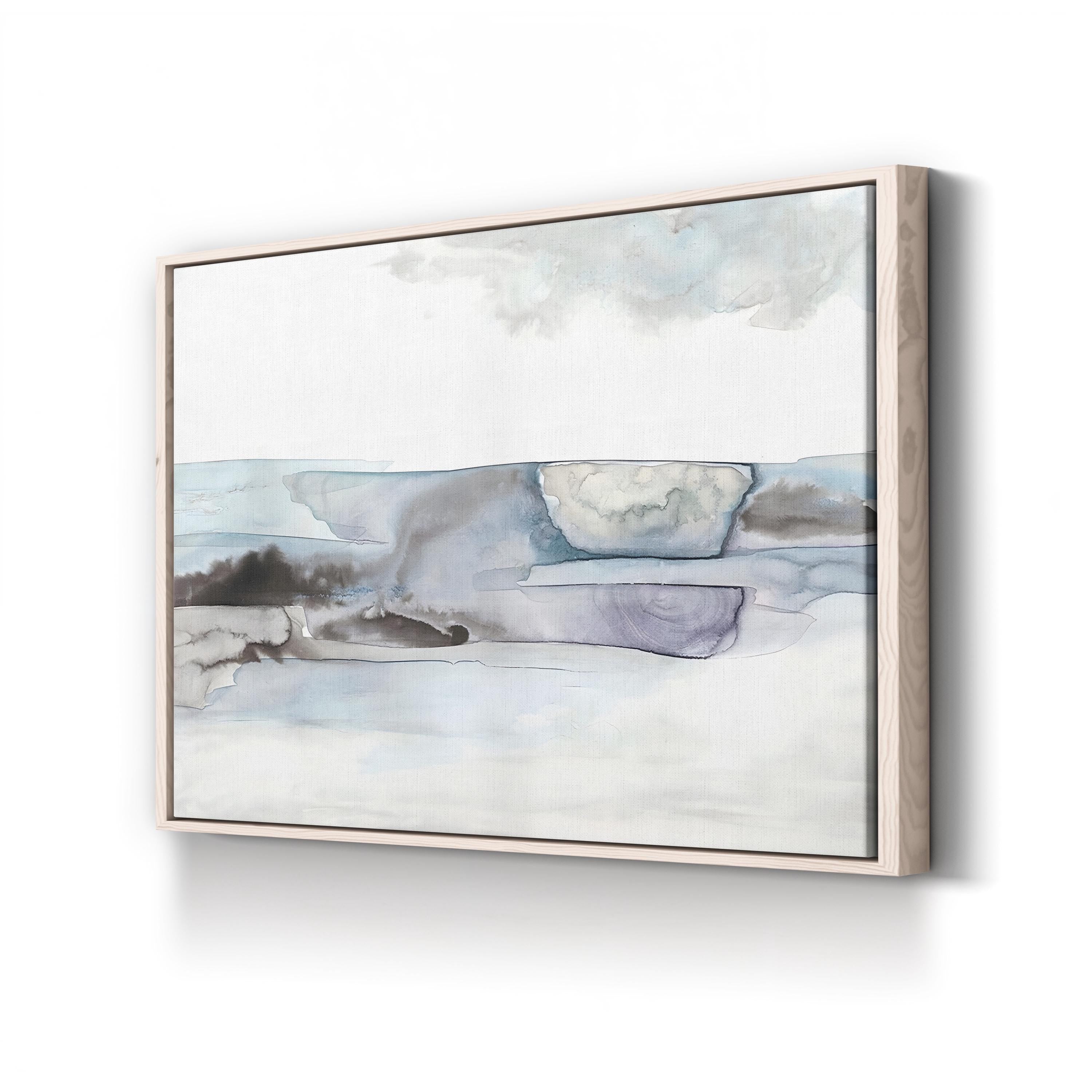 Organic Seascape Blue II Wall Art by Lila Bramma – Contemporary Abstract Coastal Painting Print