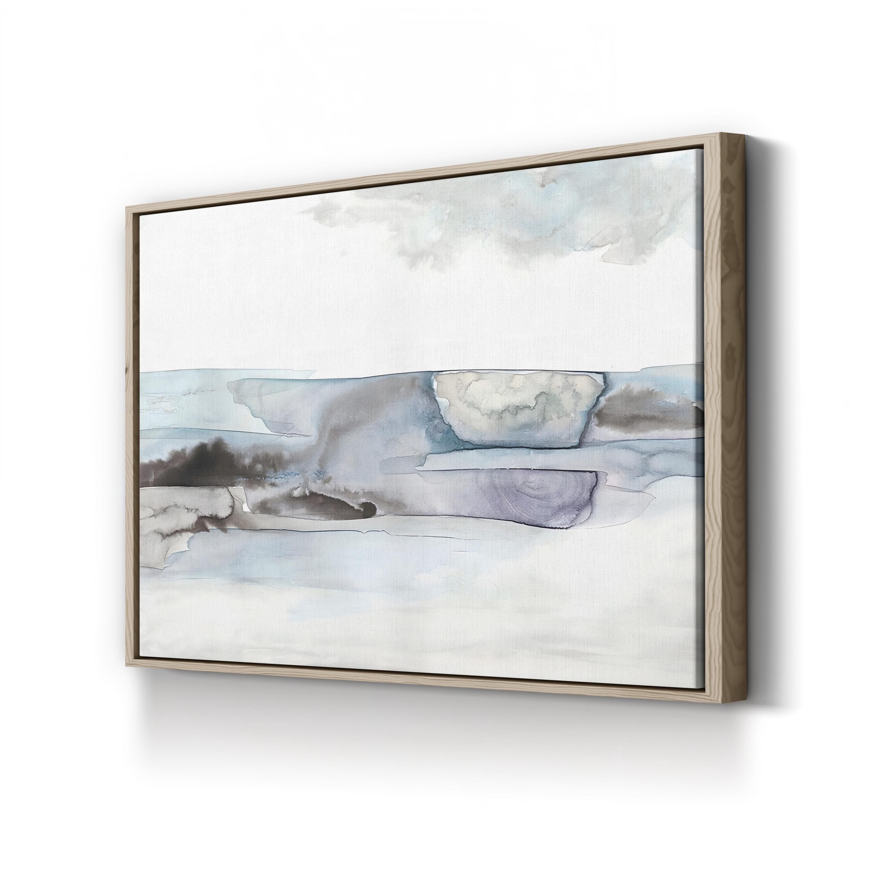 Organic Seascape Blue II Wall Art by Lila Bramma – Contemporary Abstract Coastal Painting Print