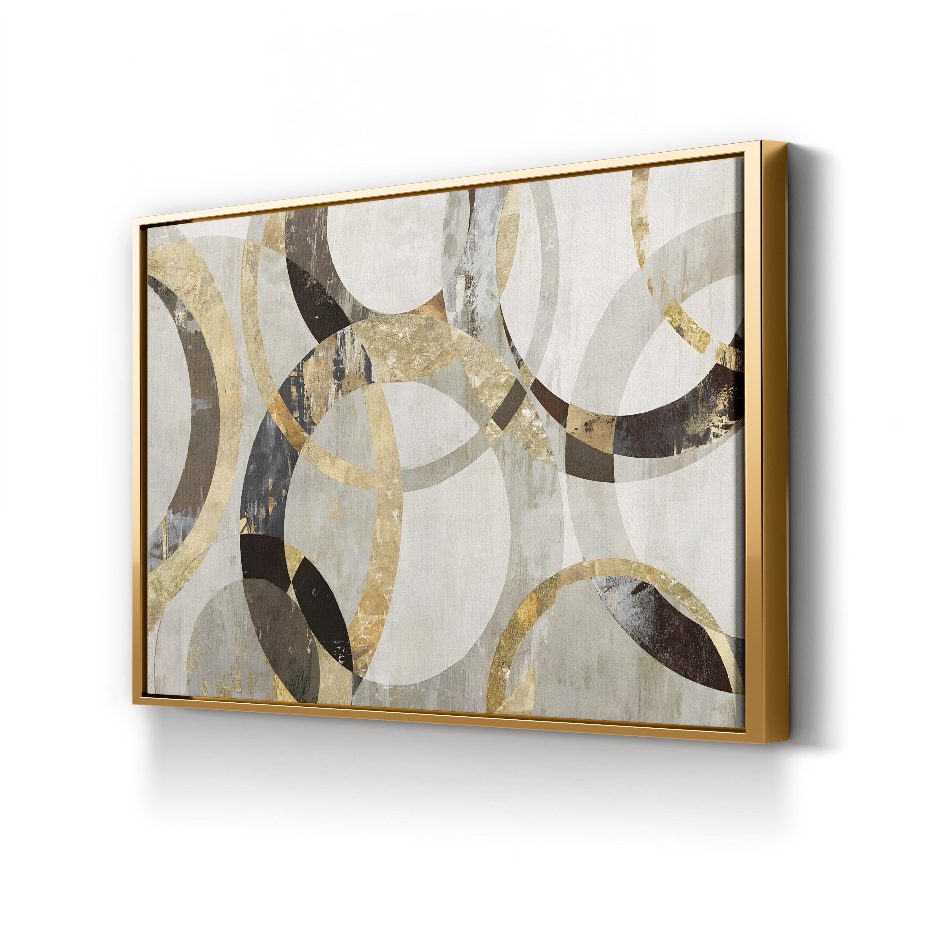 Overlaps Abstract Geometric Wall Art by Tom Reeves