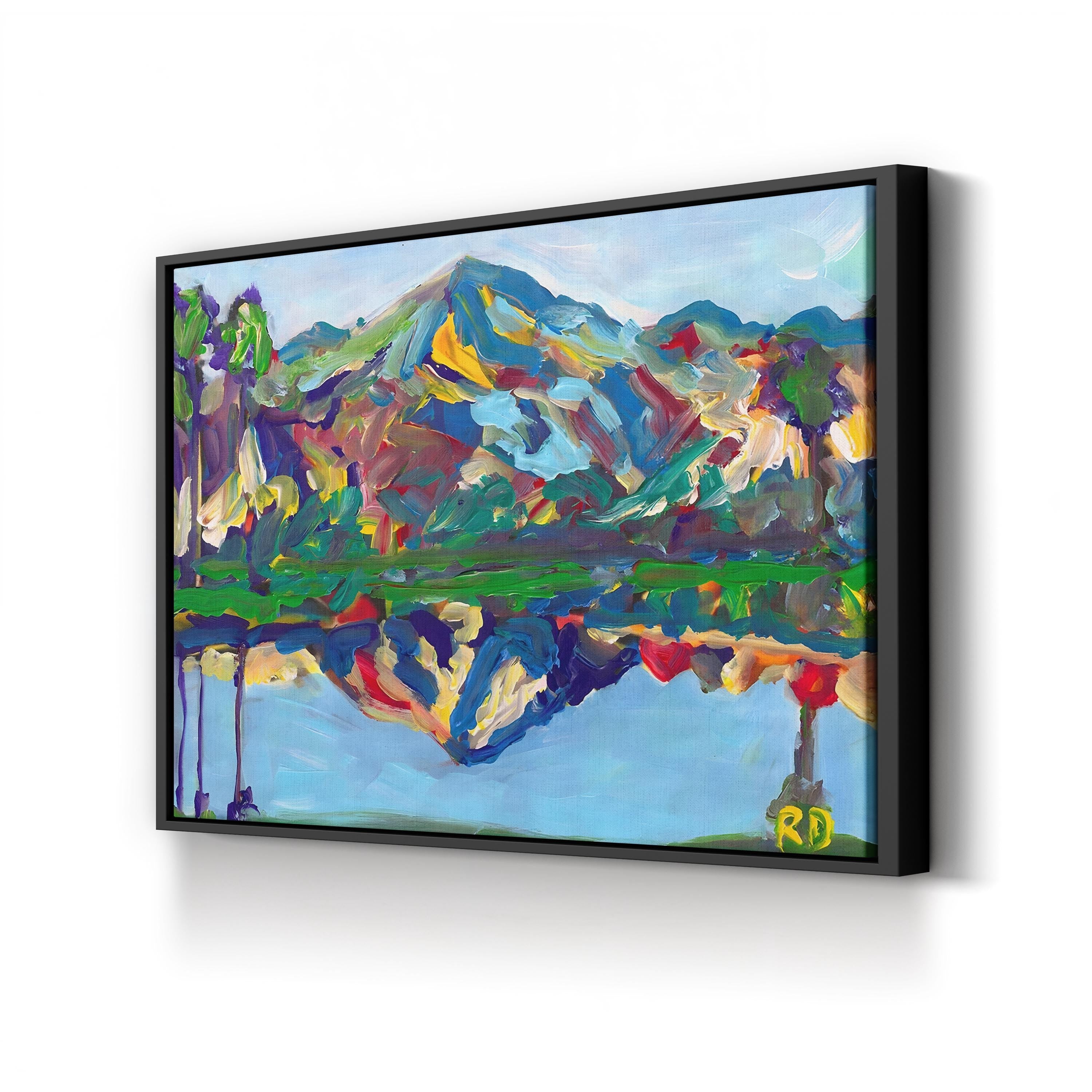 Palm Springs San Jacinto Reflection – Desert Landscape Wall Art by RD Riccoboni