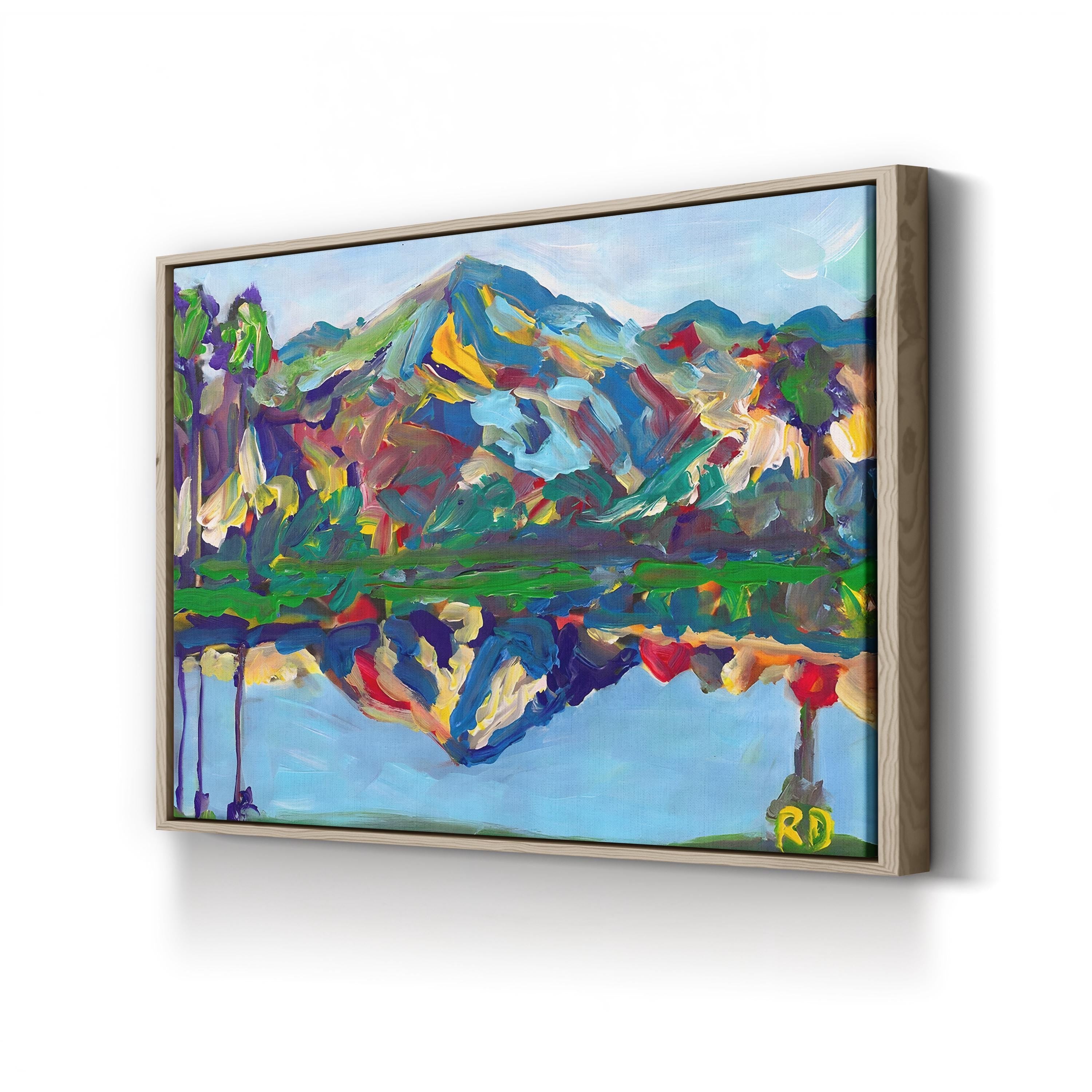 Palm Springs San Jacinto Reflection – Desert Landscape Wall Art by RD Riccoboni