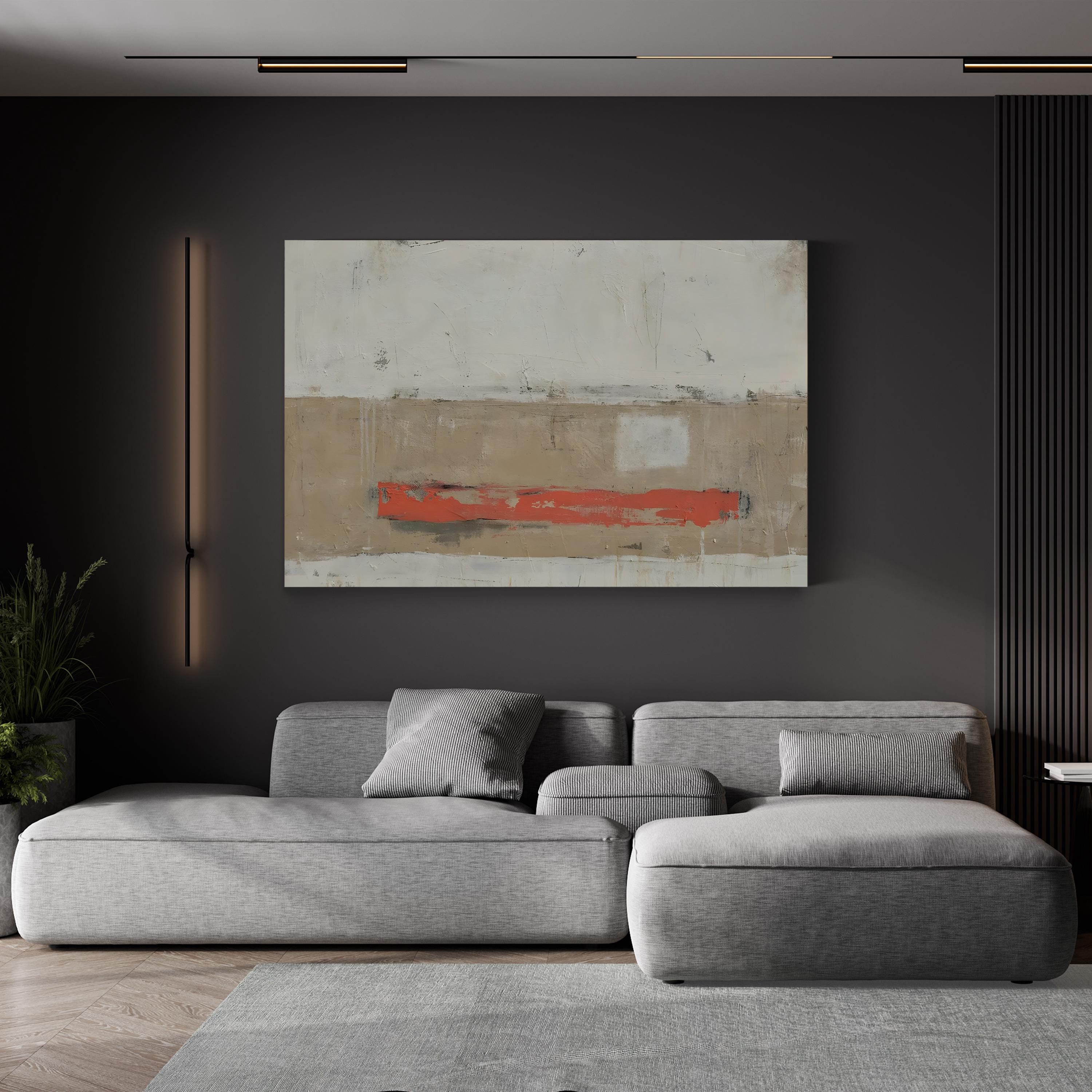 Urban Cityscape Canvas Art Print: Modern Abstract Home Decor