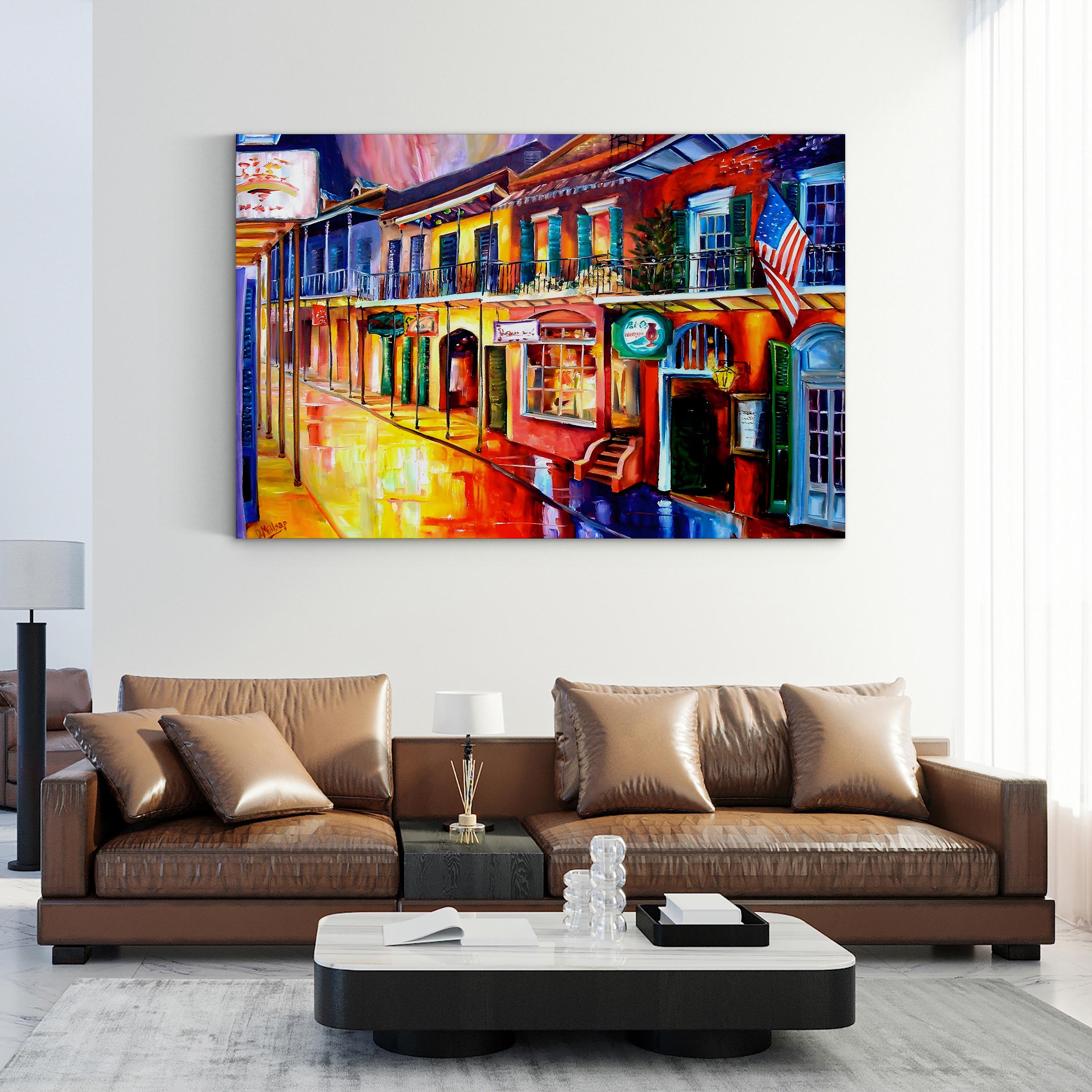 Pat O’s on Bourbon Wall Art by Diane Millsap