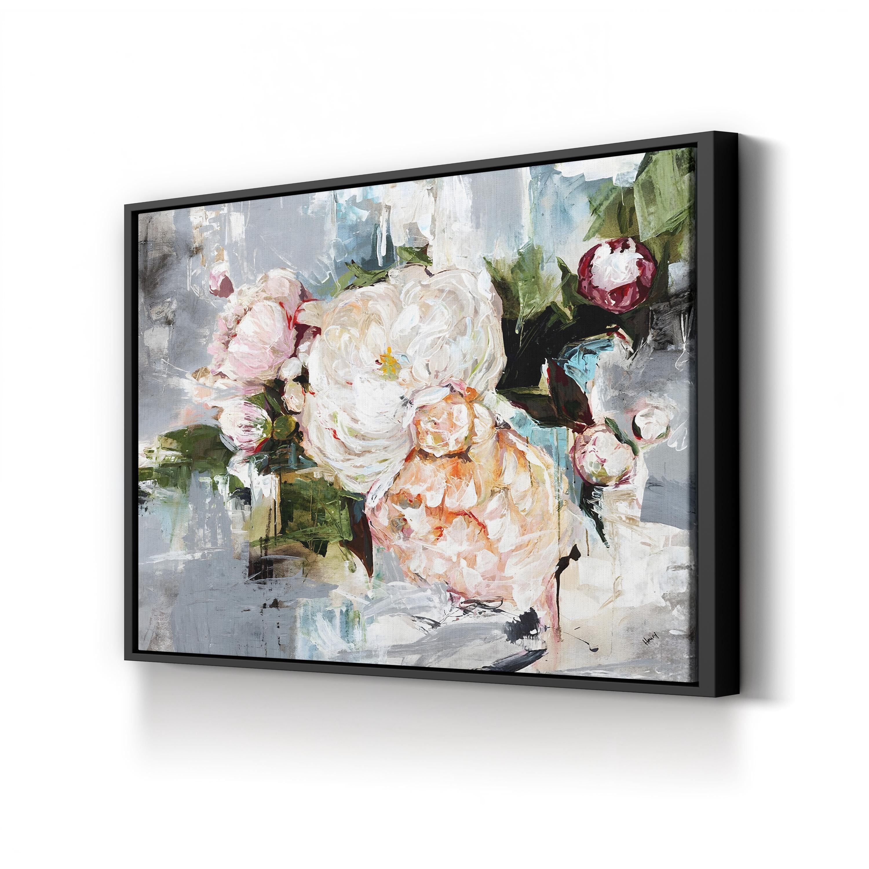 Peony Bloom – Contemporary Floral Wall Art by Alexys Henry