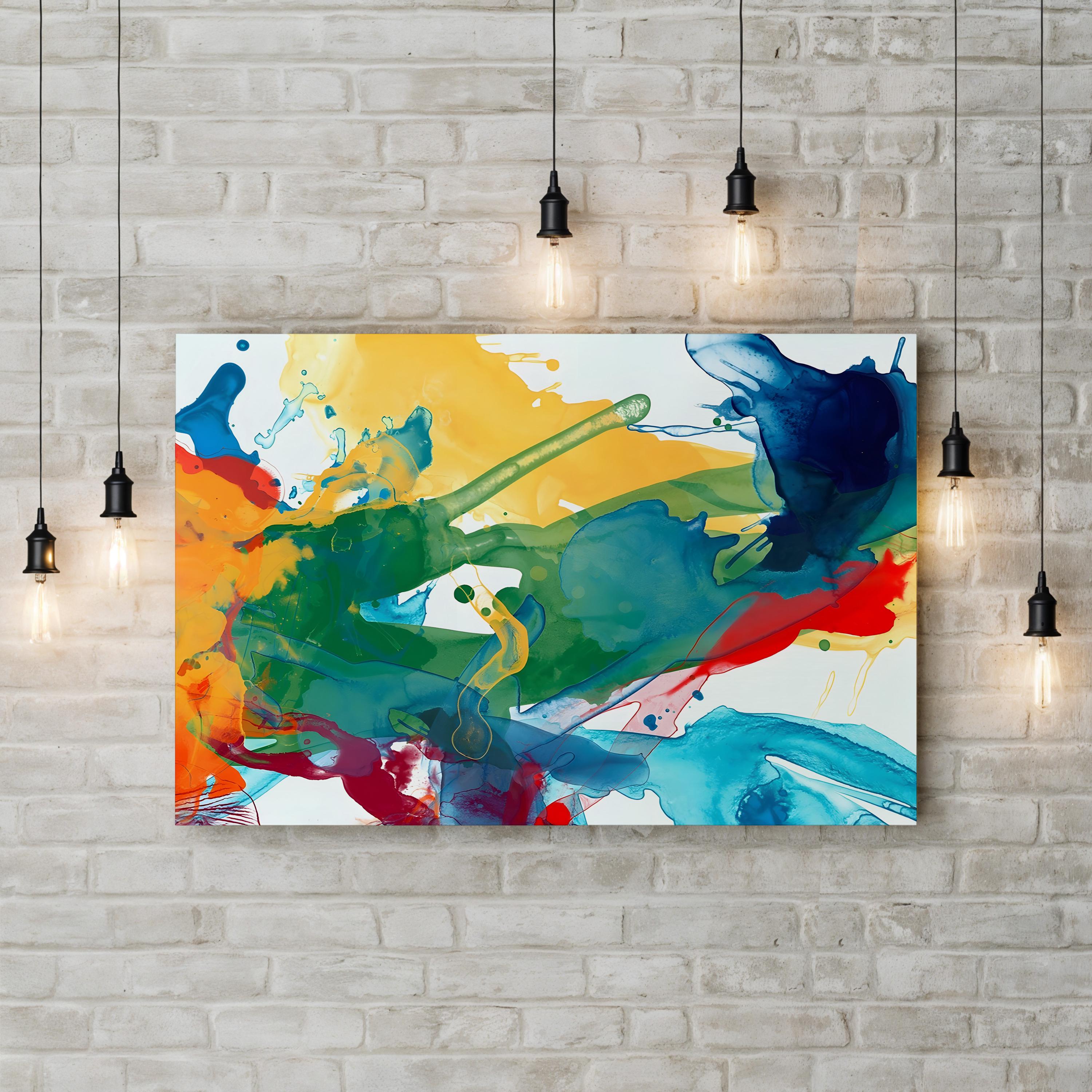 Primary Abstract I Wall Art by June Erica Vess