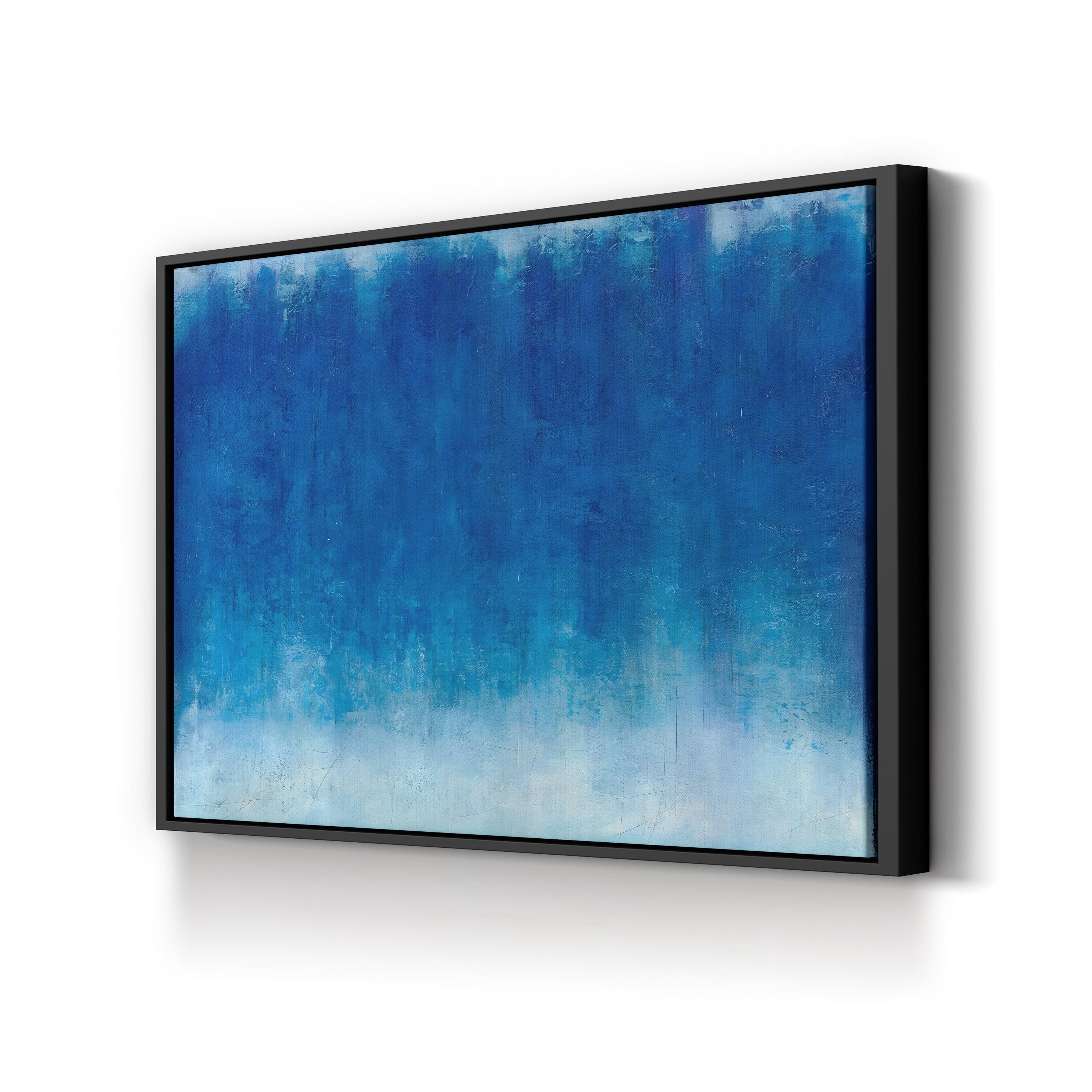 Quiet Understanding Blue Abstract – Joshua Schicker Wall Art | Minimalist Canvas Print