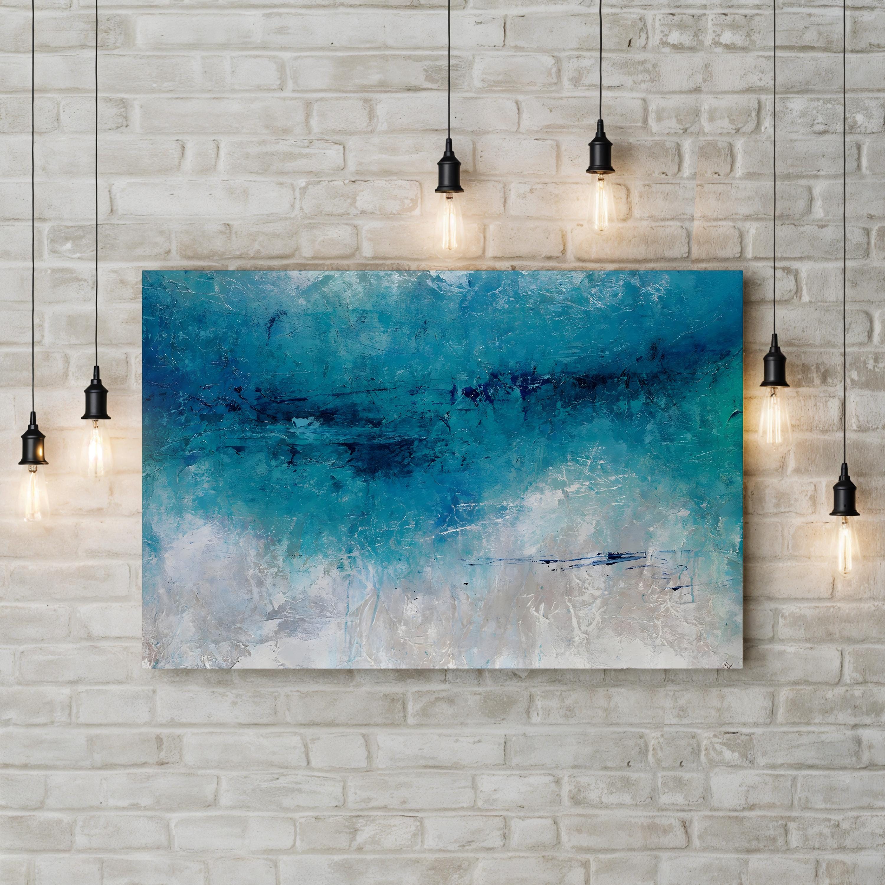 Reach III Wall Art by Joshua Schicker | Contemporary Abstract Motivational Canvas