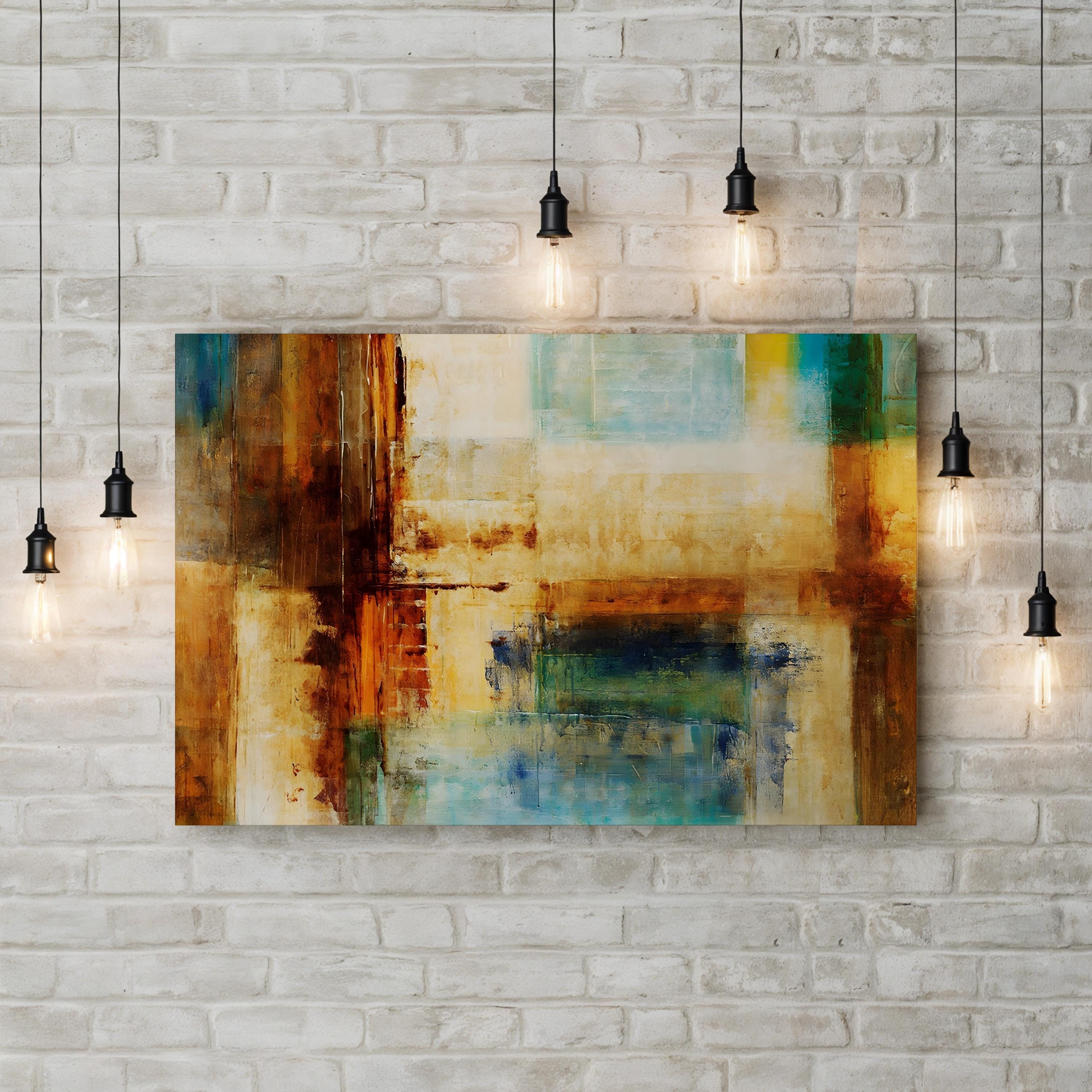 Recumbent Color Block Abstract – Joshua Schicker Wall Art | Contemporary Abstract Canvas Print