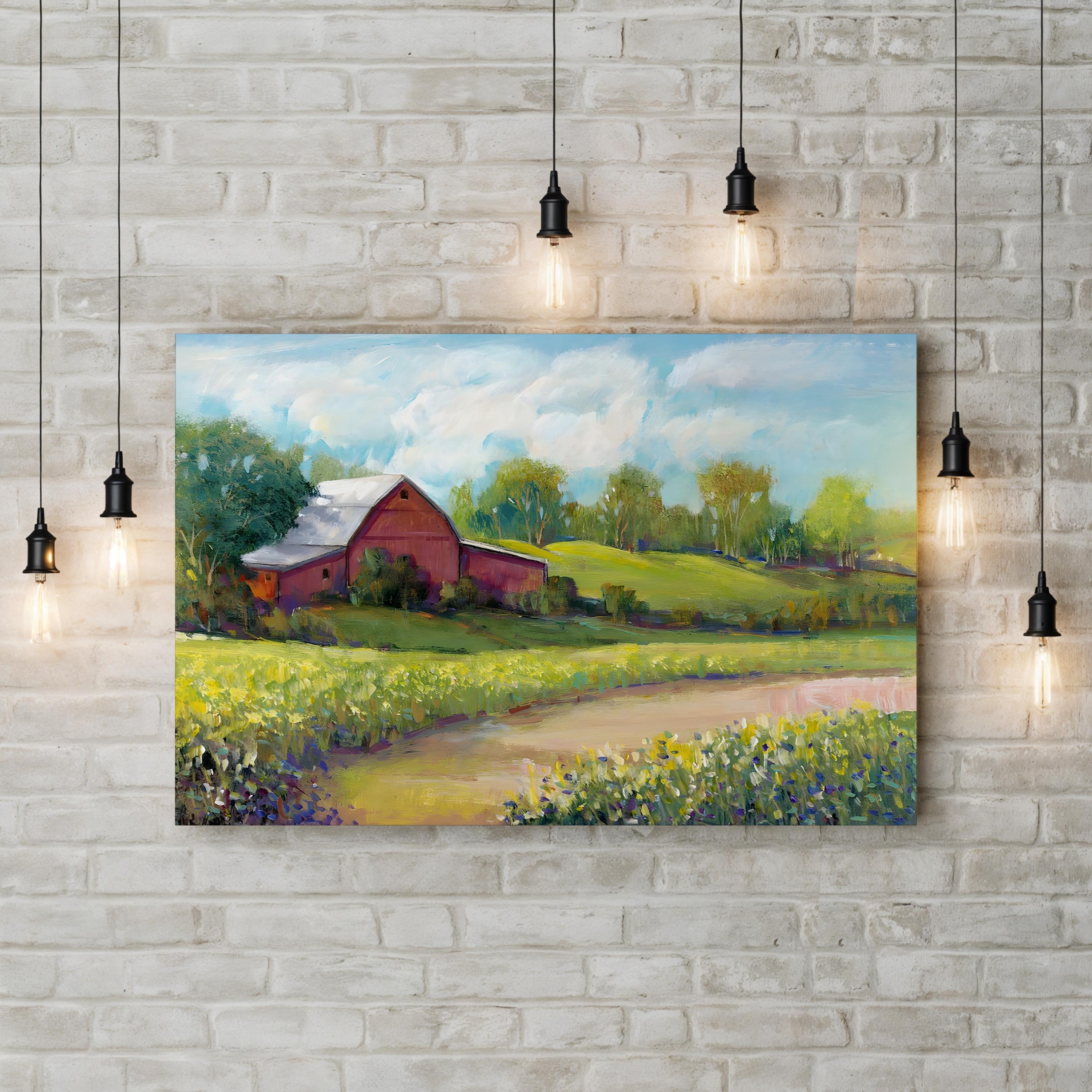 Rural America II Wall Art by Tim O’Toole – Pastoral Countryside Landscape Canvas