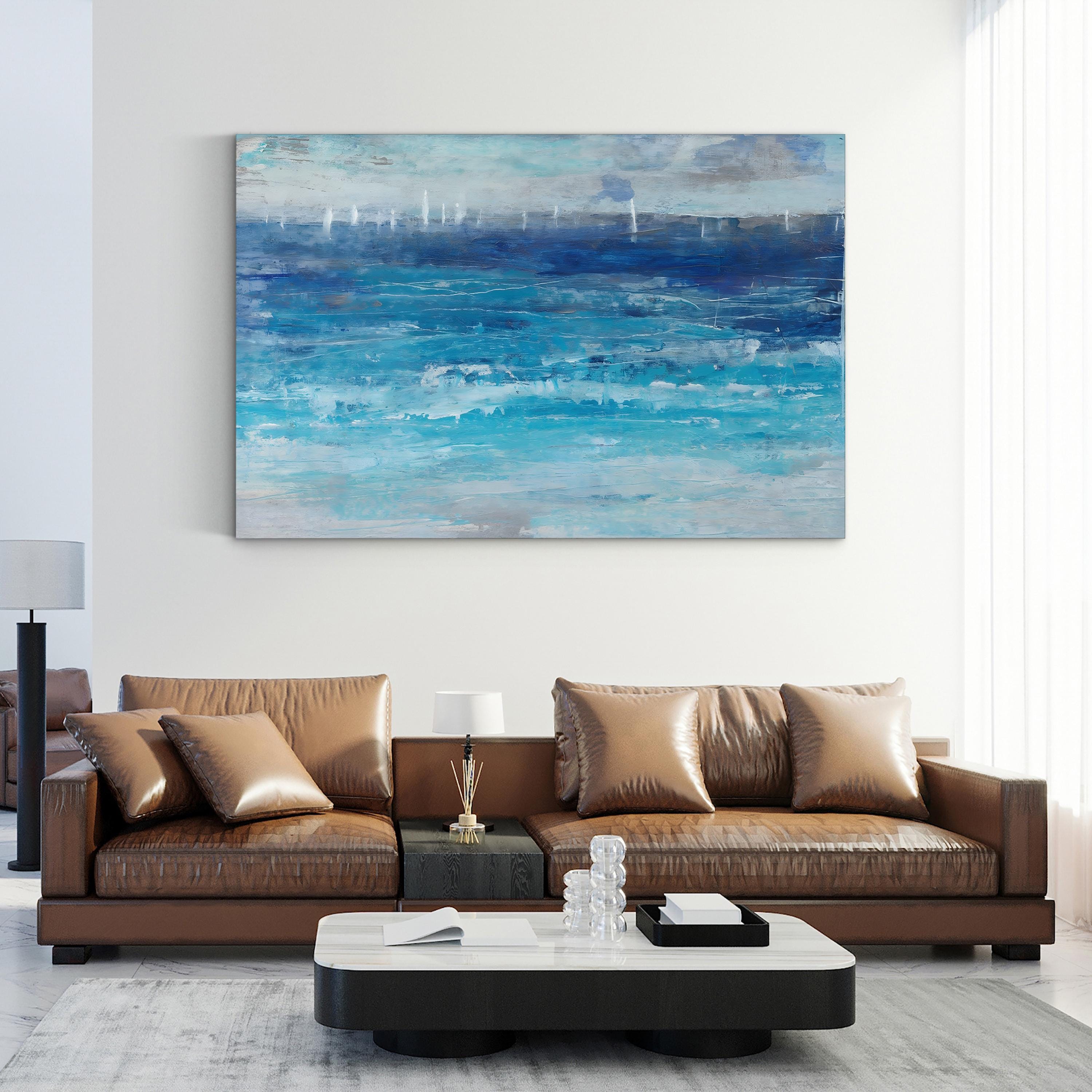 Sailing Afar I – Contemporary Abstract Ocean Wave Wall Art by Tim O’Toole