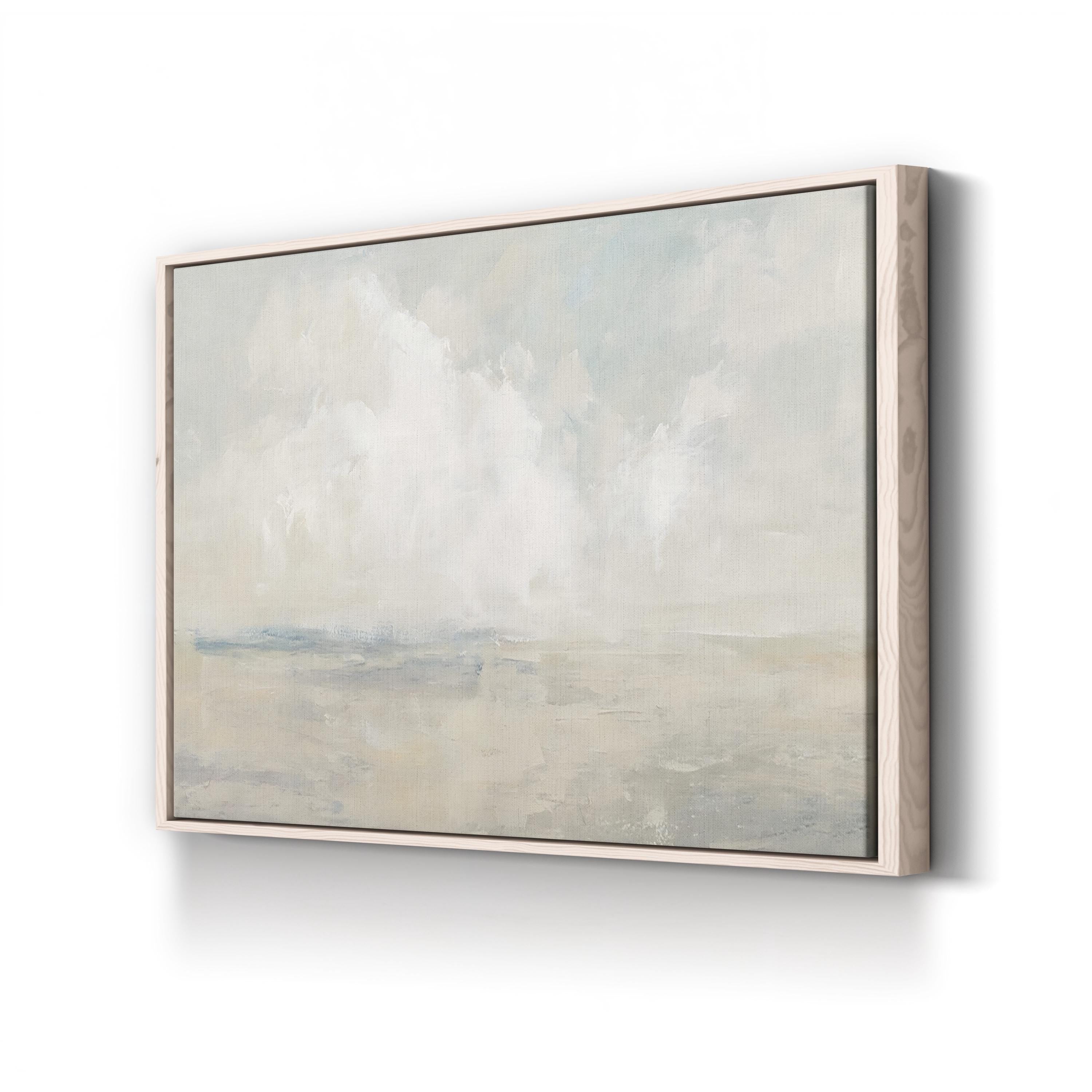 Sky and Sand Wall Art by Julia Purinton | Contemporary Abstract Coastal Landscape Canvas Print
